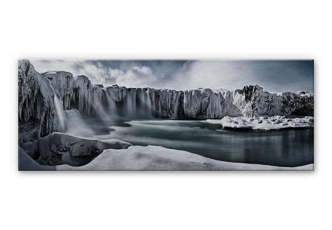 Aluminium Dibond – Island Waterfalls