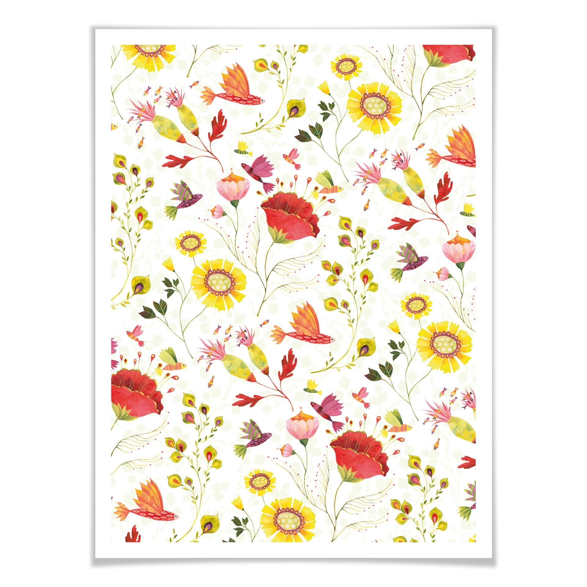 Póster Blanz - Flores fantásticas
