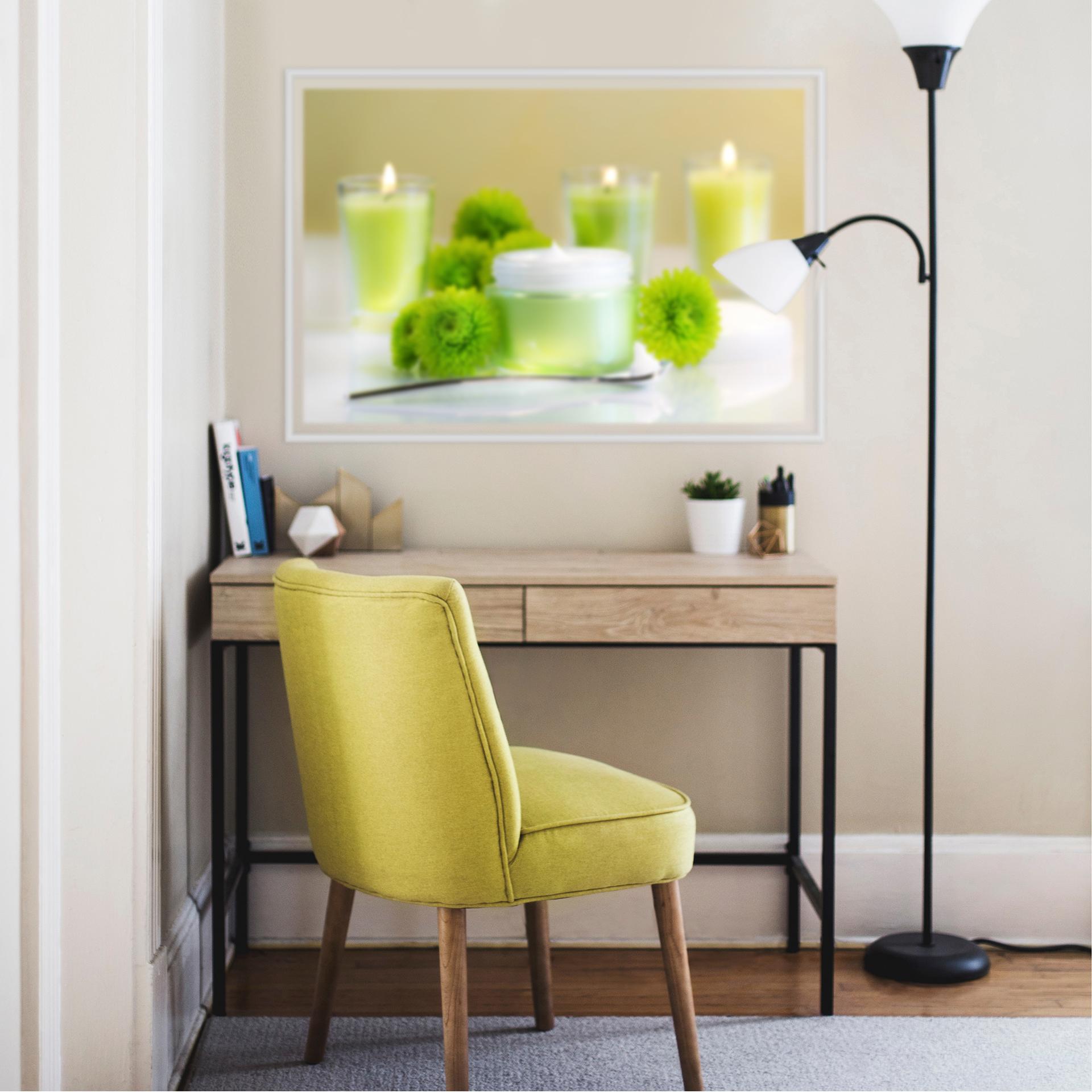 Wallprint W - Candle Lemon