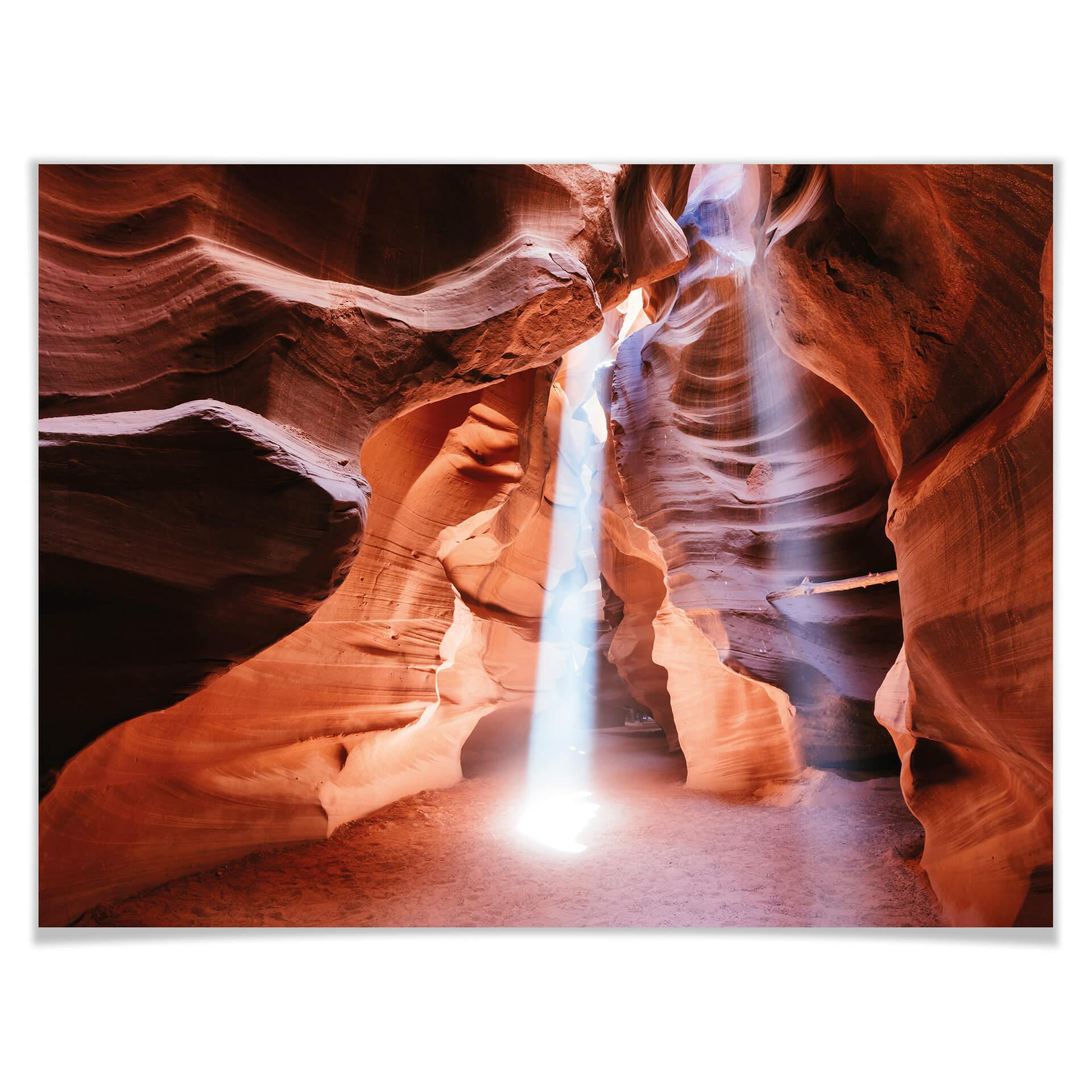 Póster Colombo - Rayos de sol en el Cañón del Antílope