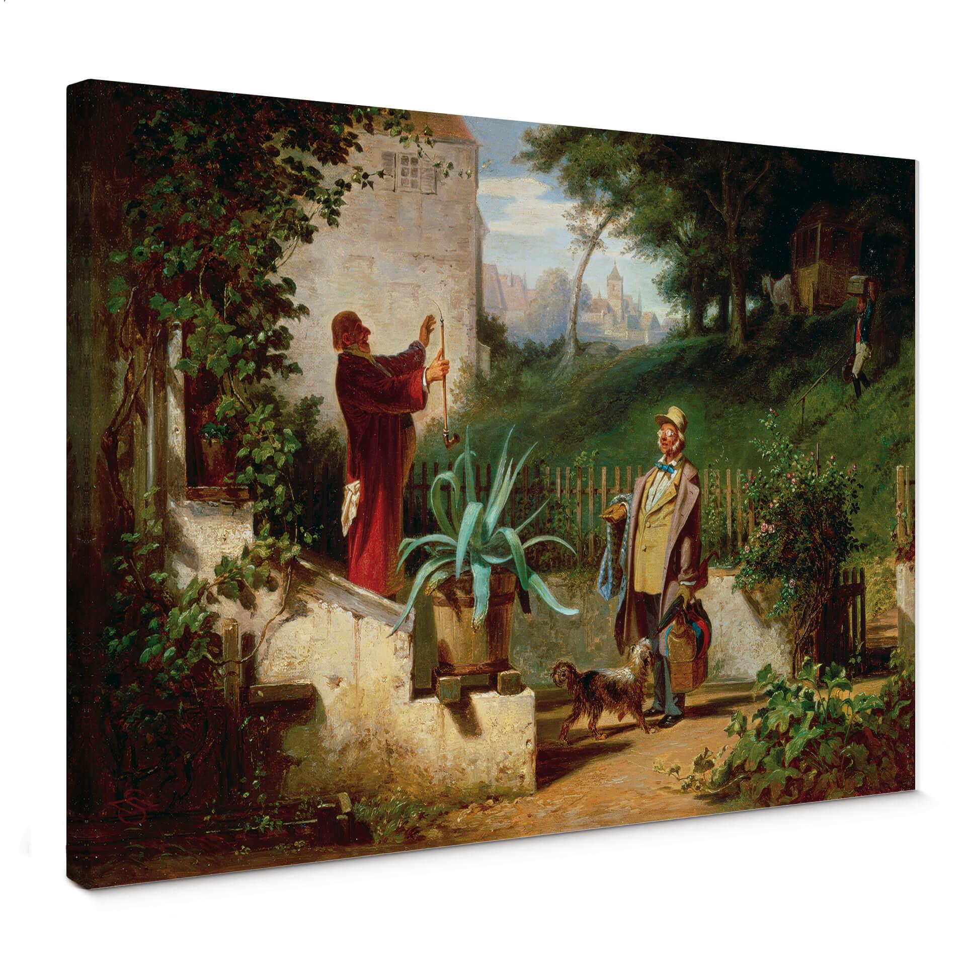 Canvastavla Spitzweg - Ungdomens vänner
