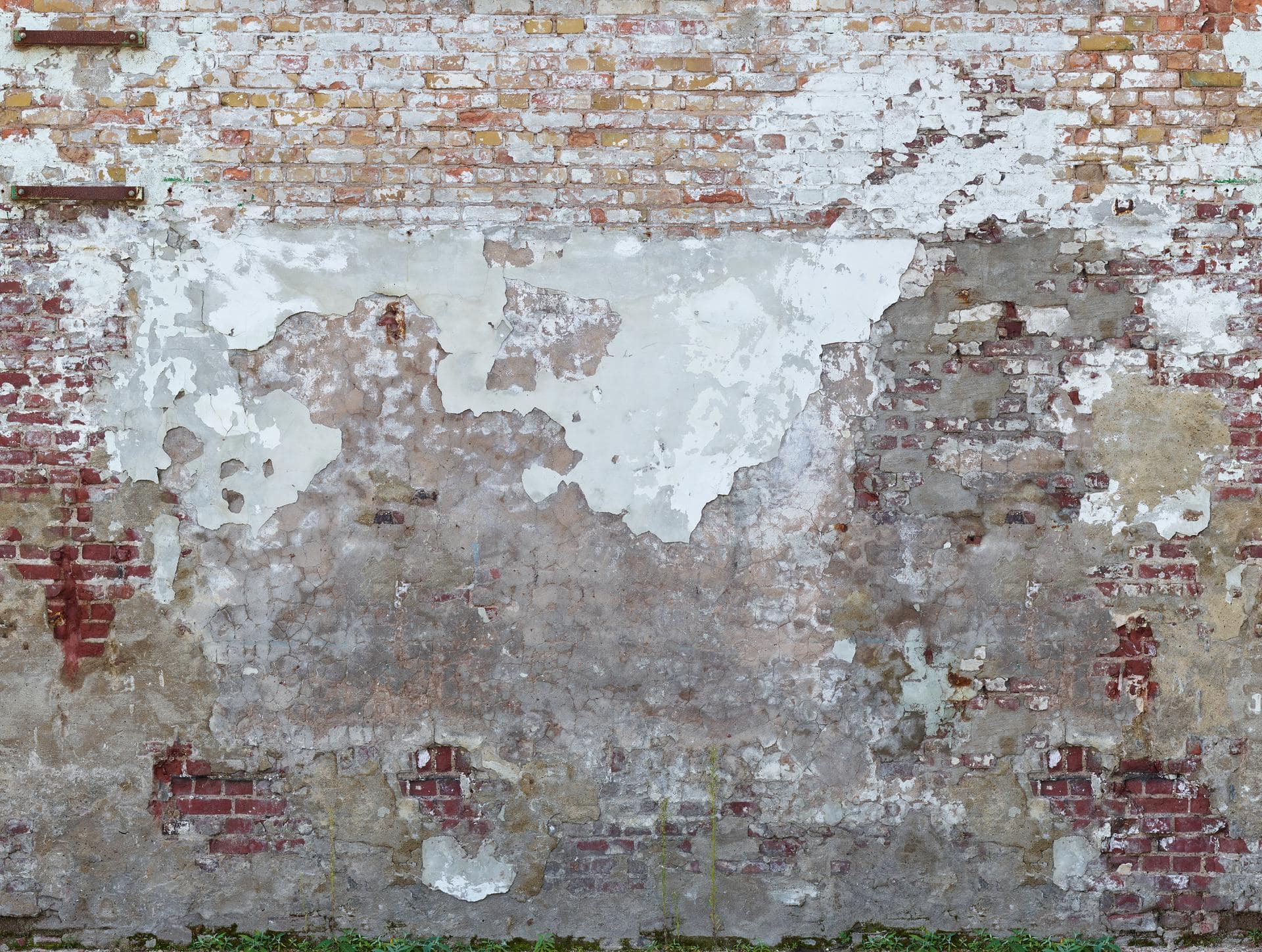 behang steen optiek grijs bruin - vliesbehang industrieel Livingwalls - mat en glad