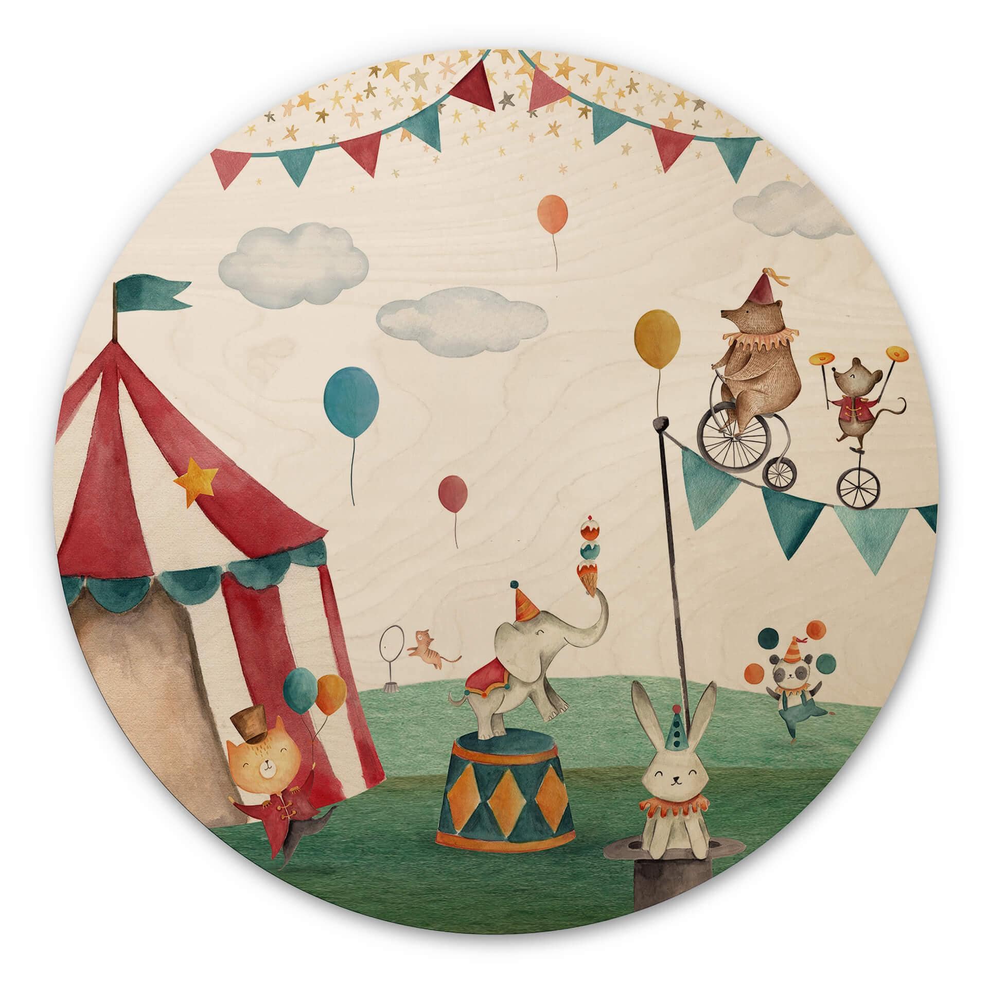 Billede af træ Oliver Robins - Crazy Circus - Round