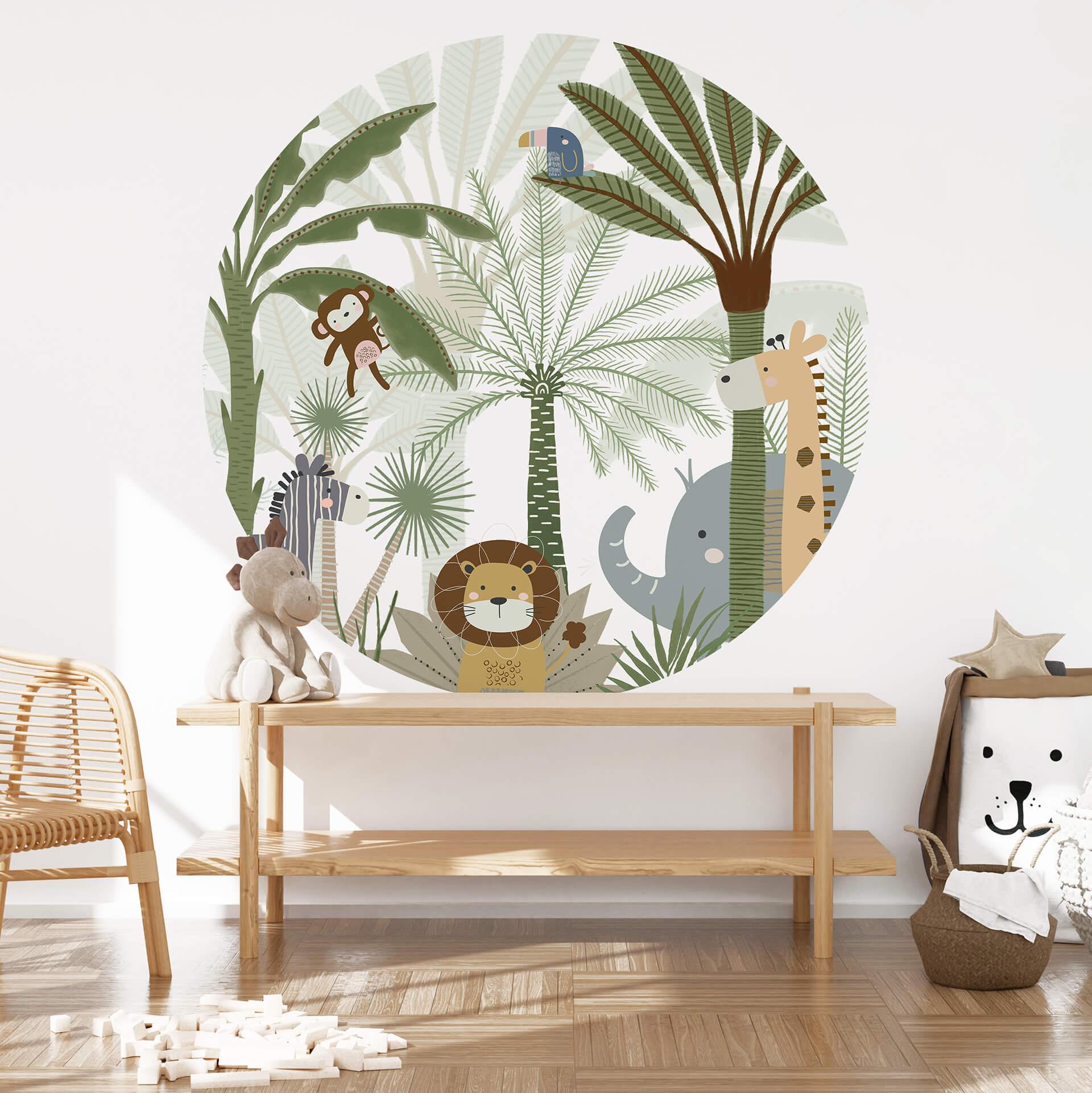 Wall Sticker Oliver Robins - Sweet Jungle Animals