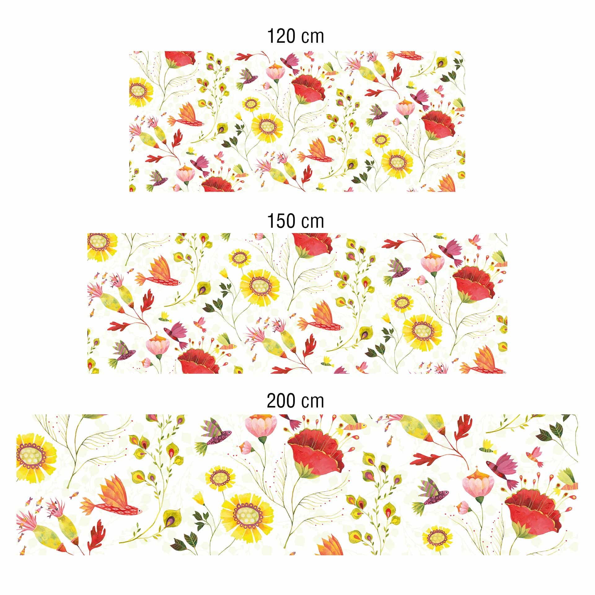 Rivestimento cucina - Fantasia di fiori