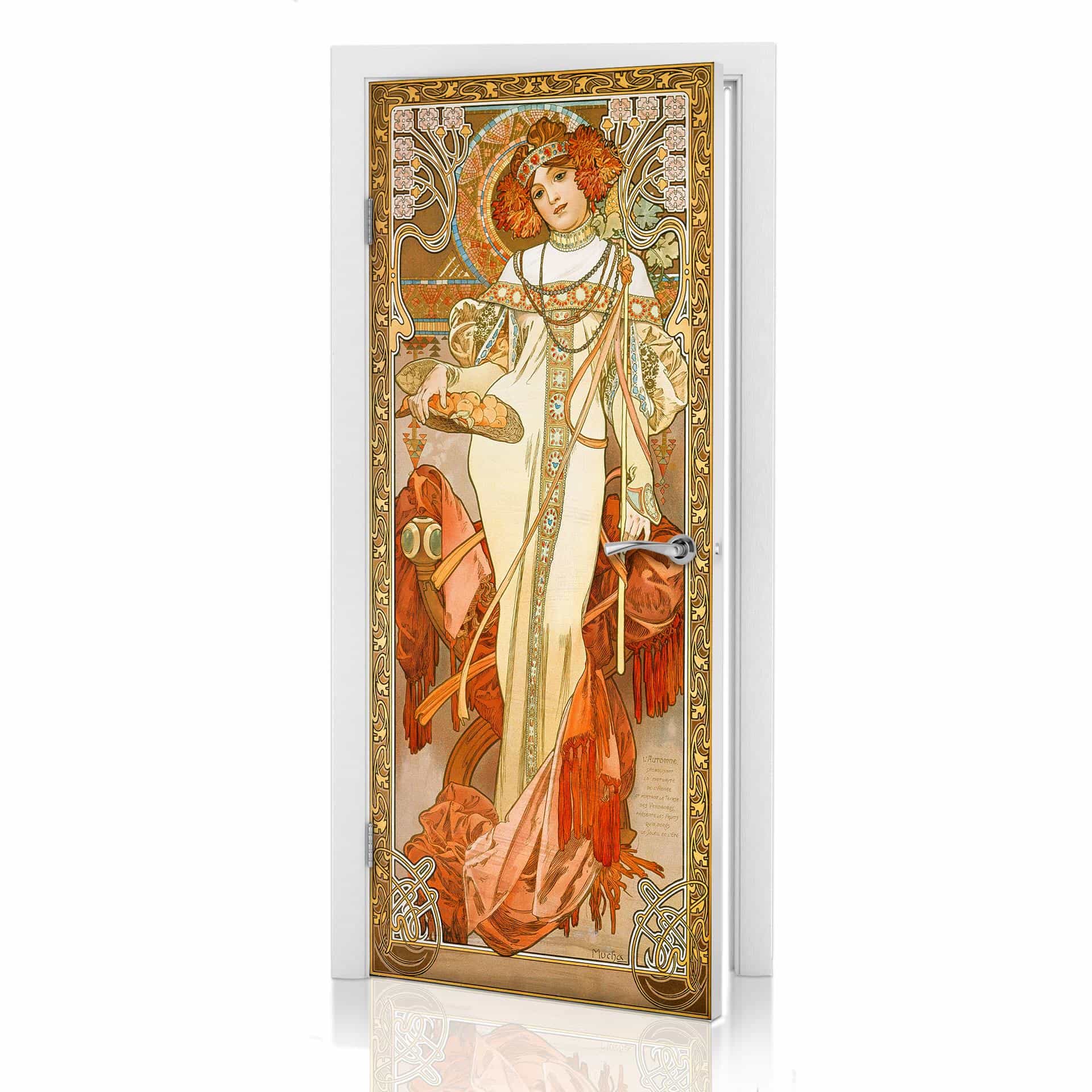 Mucha - Efteråret 1900 - dørsticker