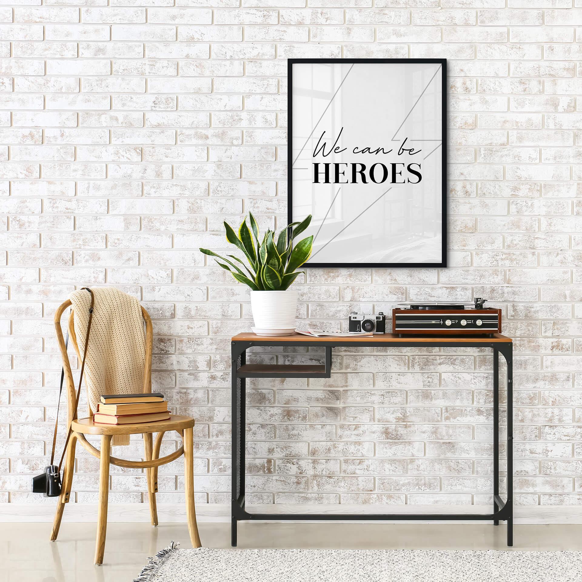 Póster Podemos ser héroes