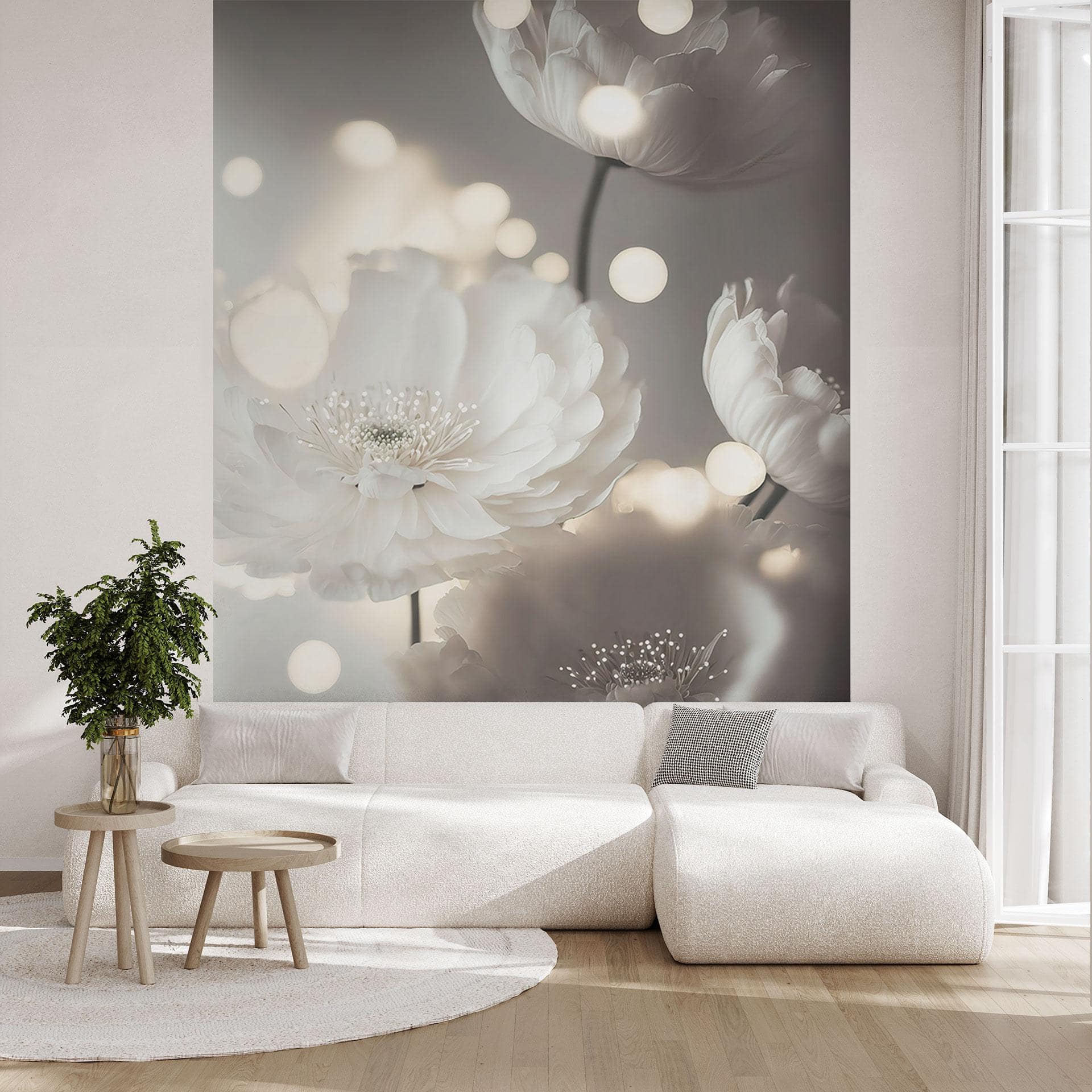 Hvide blomster i et hav af lys - Treechild