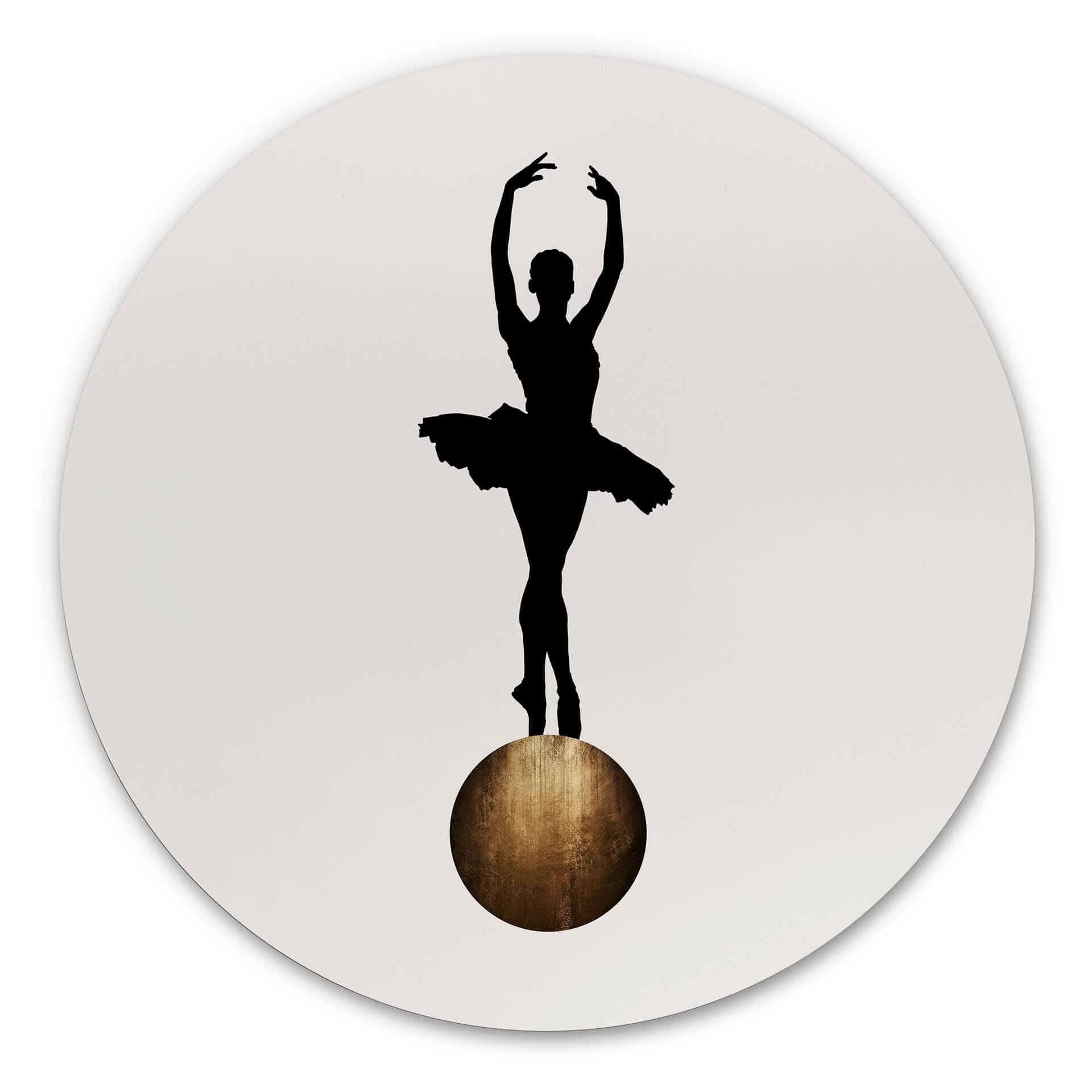 Wandcirkel Kubistika - Prima Ballerina