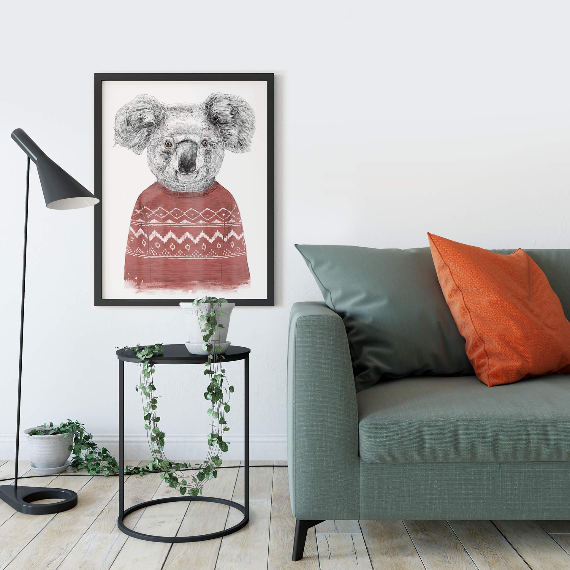 Plakat - Solti - Koala om vinteren