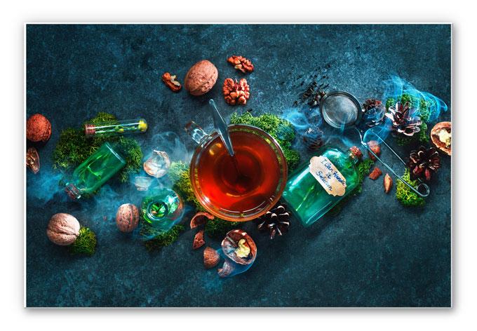 Wandbild Belenko - Nuts and Tea