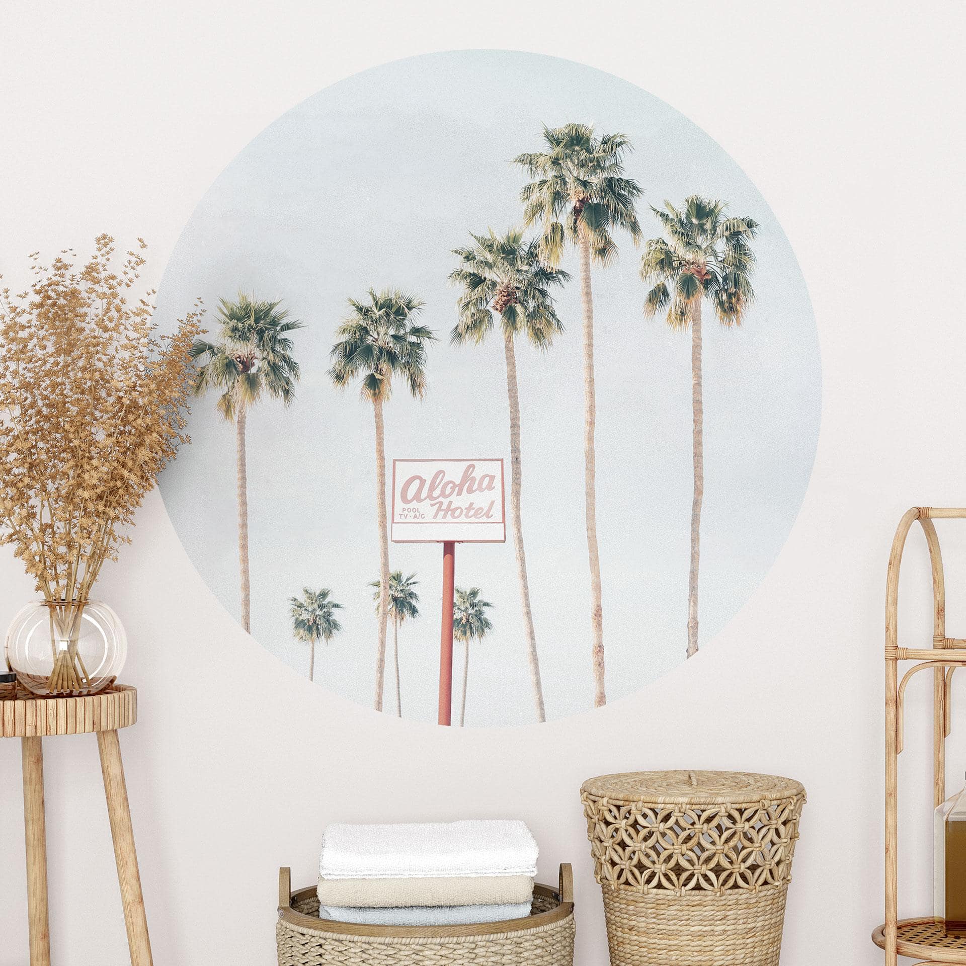 Wall Sticker Palmer ved Hotel Aloha - Sisi & Seb