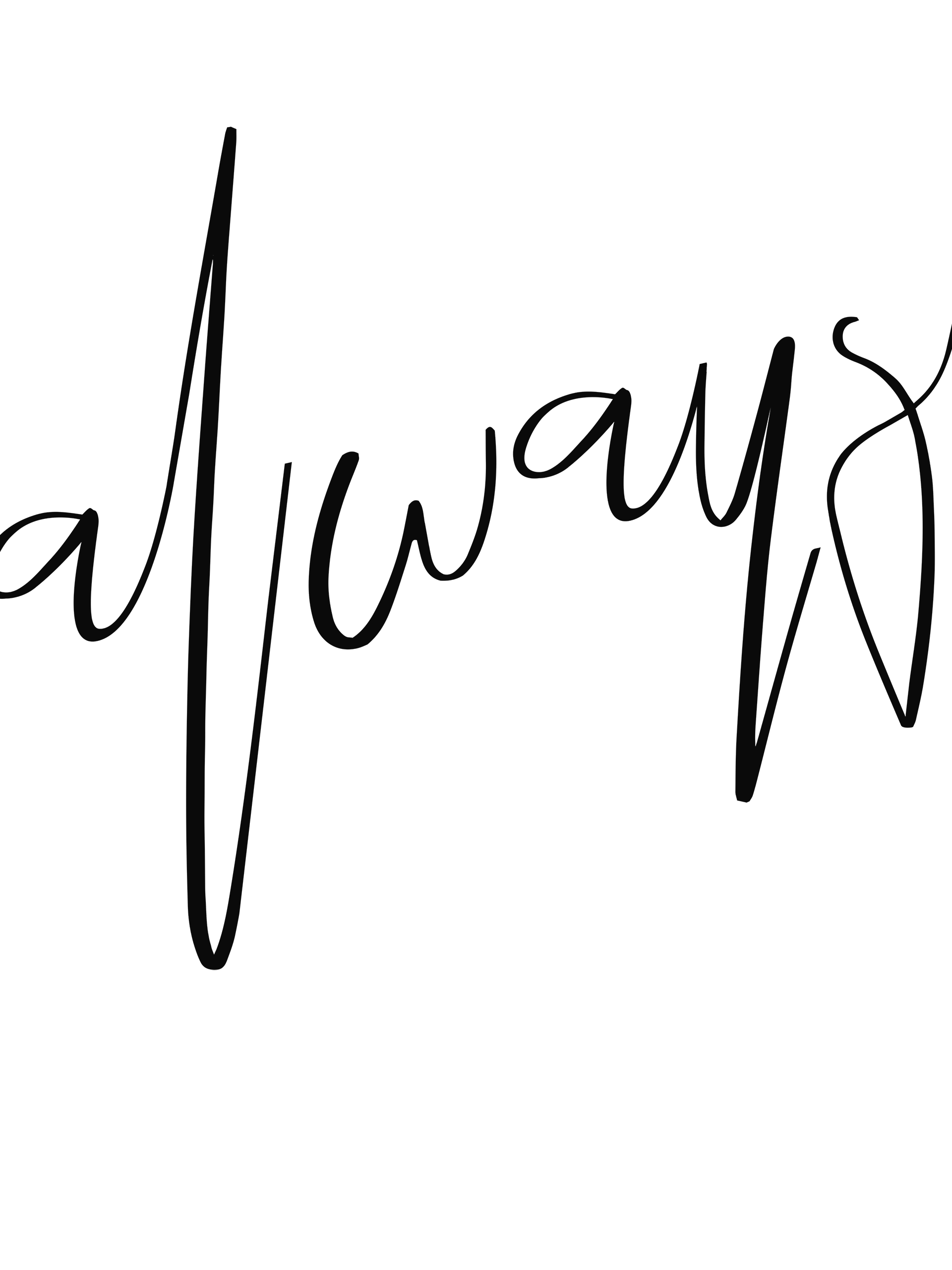 Poster Always + Gepersonaliseerde Tekst