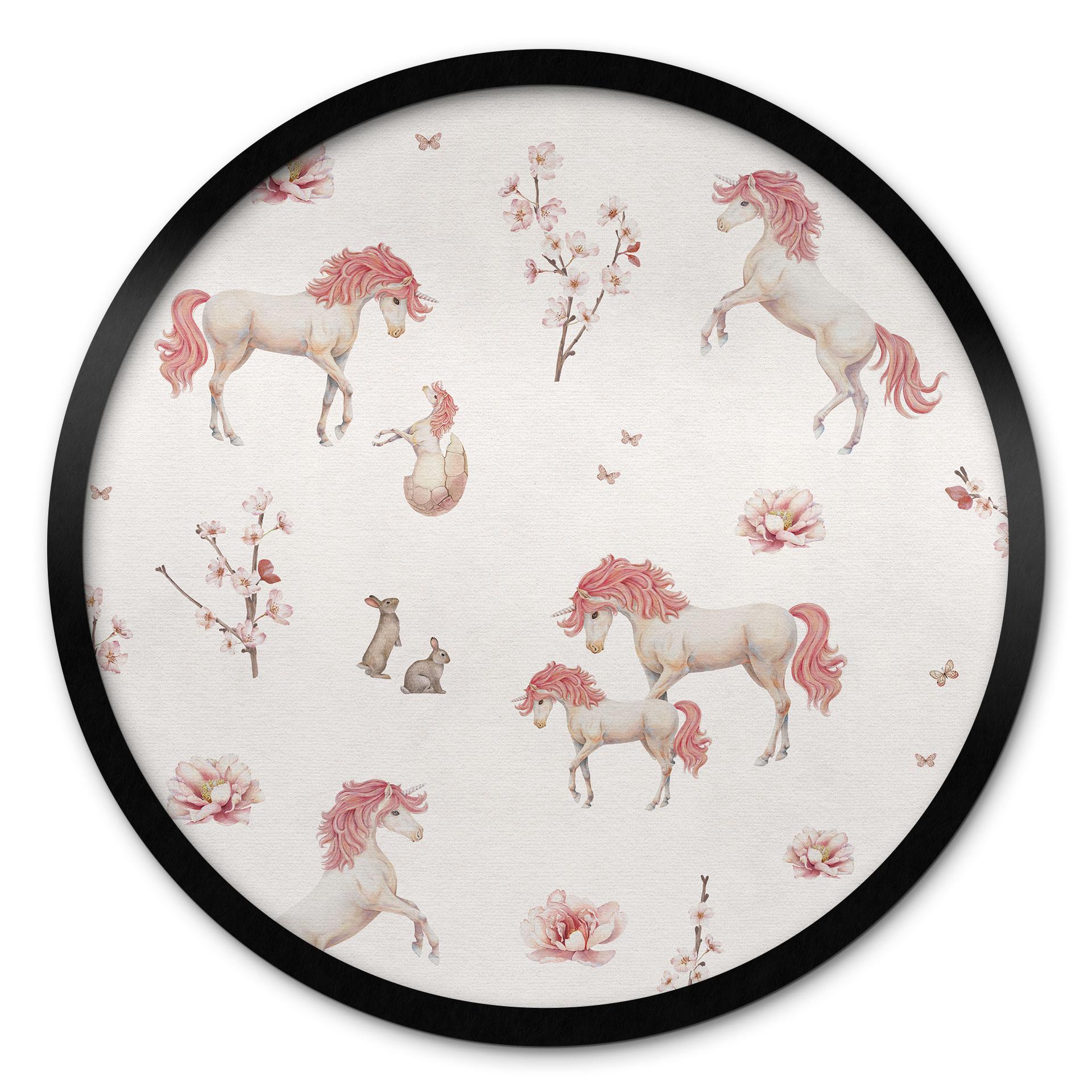Unicorn drømmeplakat - Kikki Belle - Round