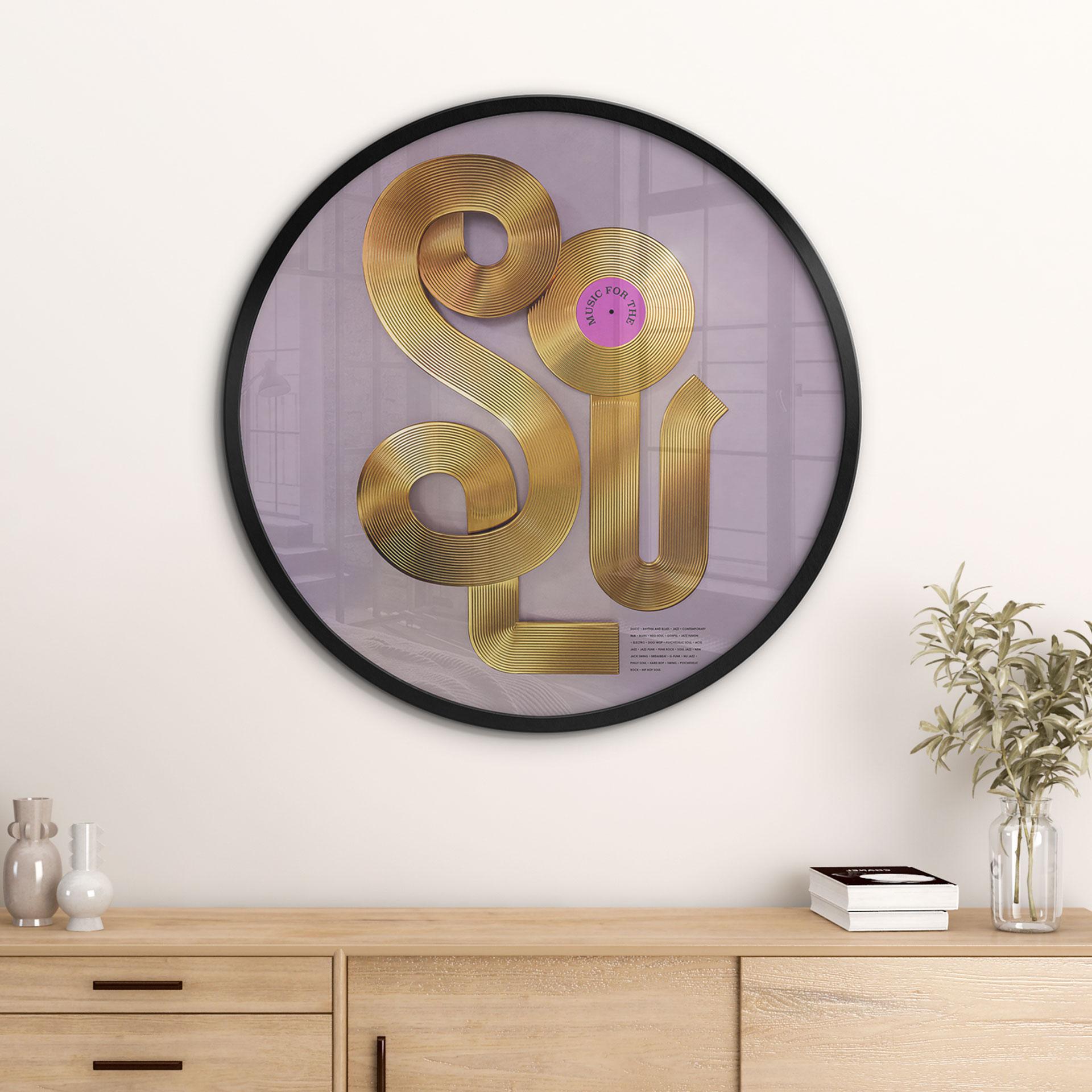 Plakat Soul meets vinyl - Muzyka dla duszy - Harrison - Round