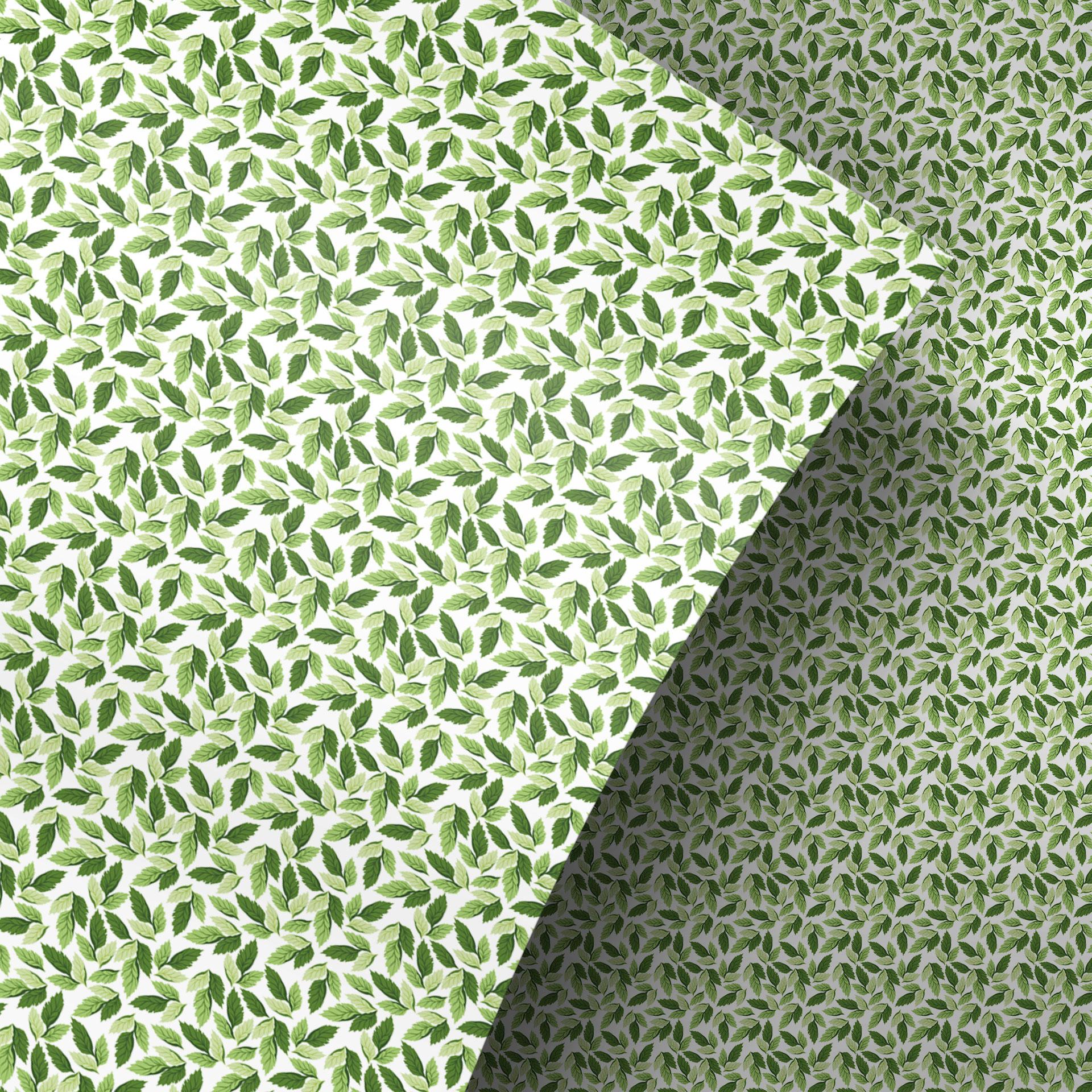 Møbelfolie, dekorativ folie - kan tørres af - Leaves 03