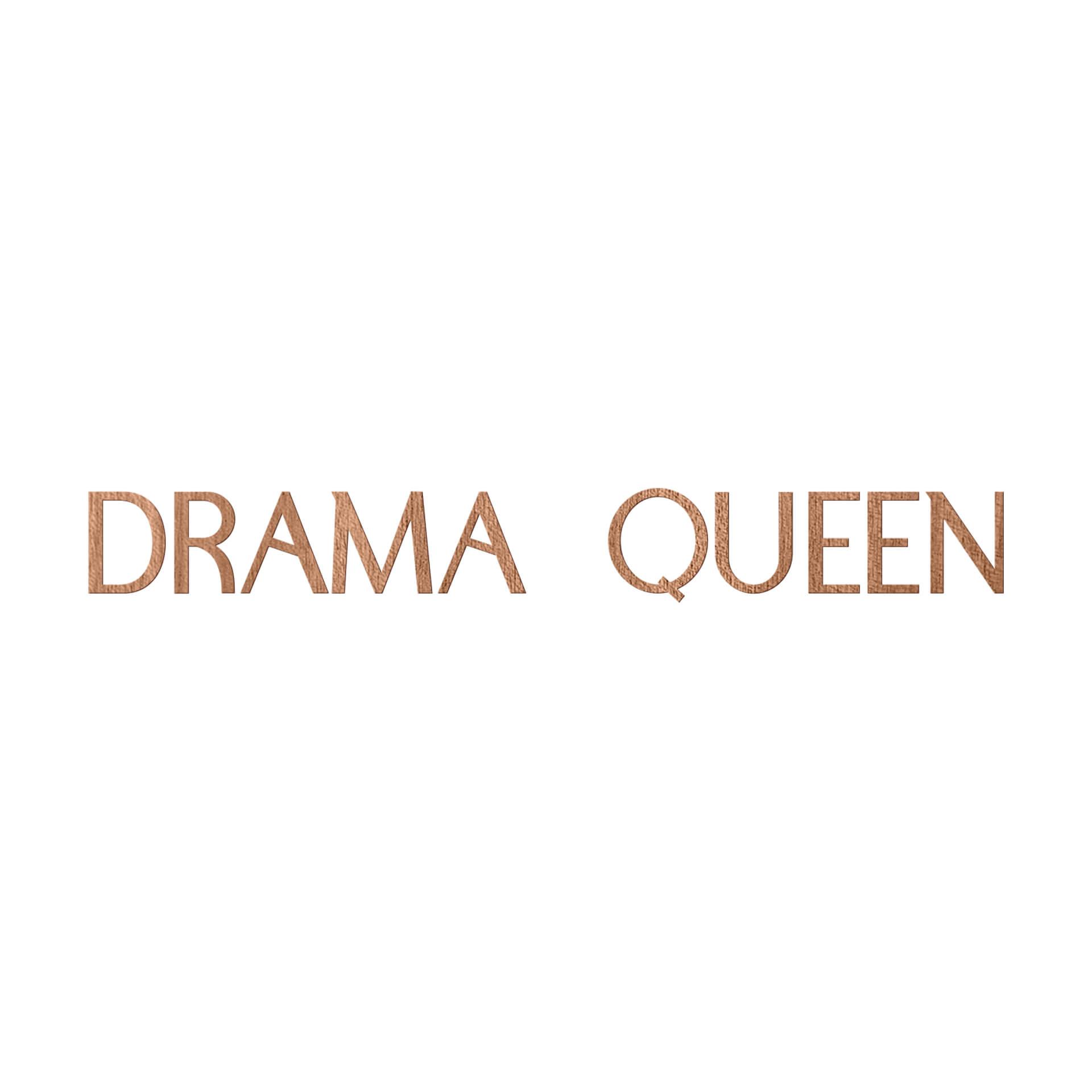 Decoro in legno Drama Queen