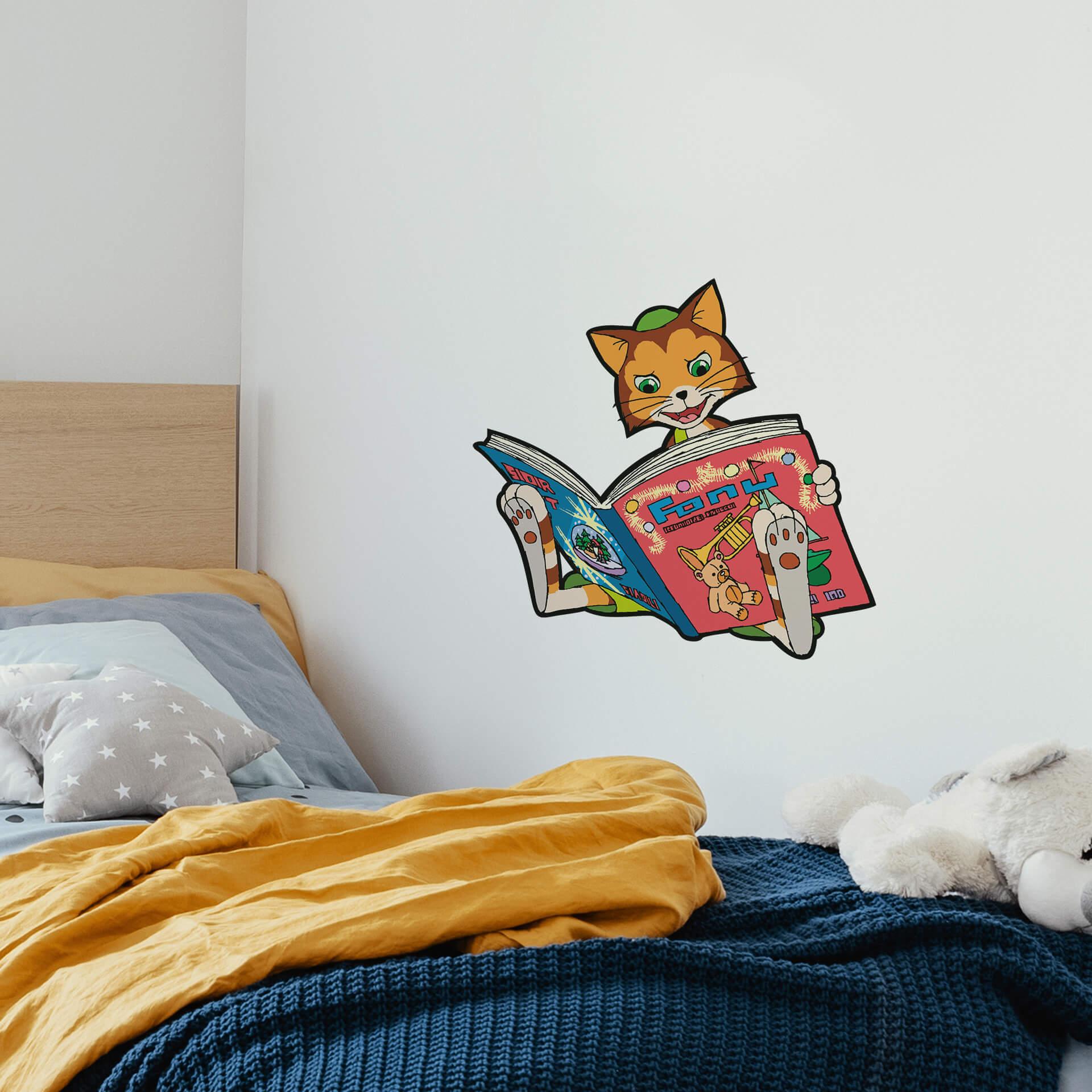 Wandtattoo Pettersson und Findus - Findus liest