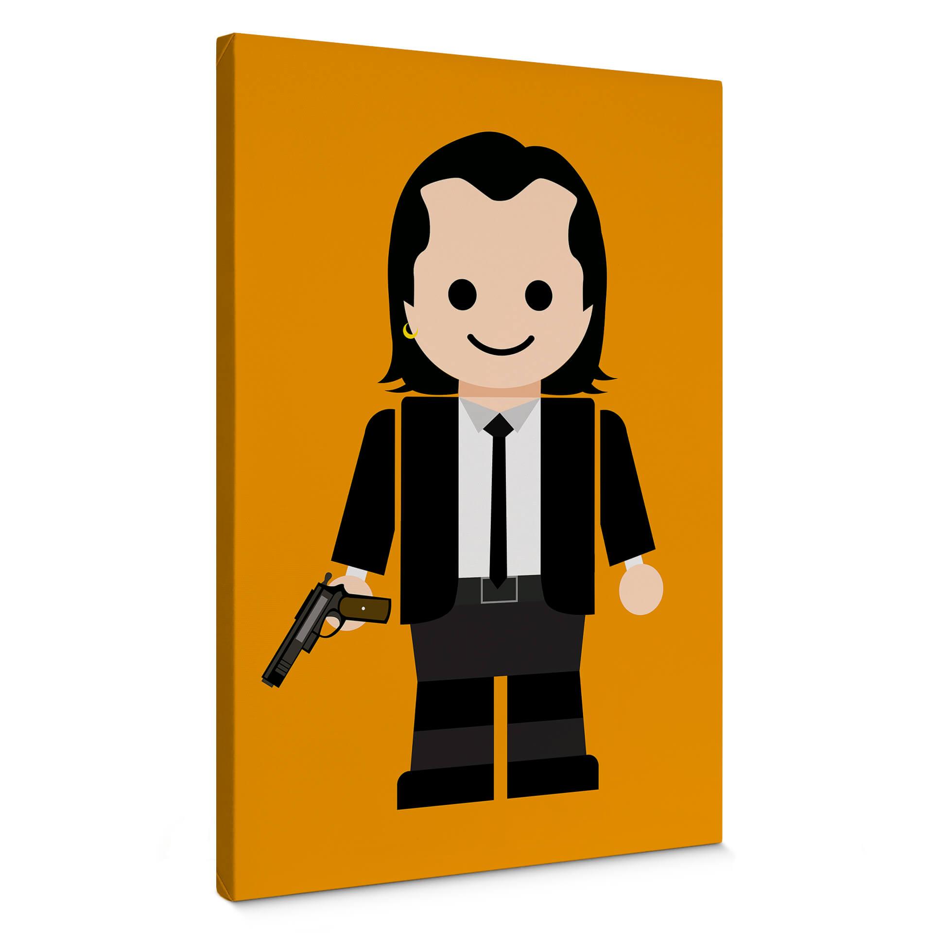 Canvastavla Gomes - Pulp Fiction leksak Vincent Vega