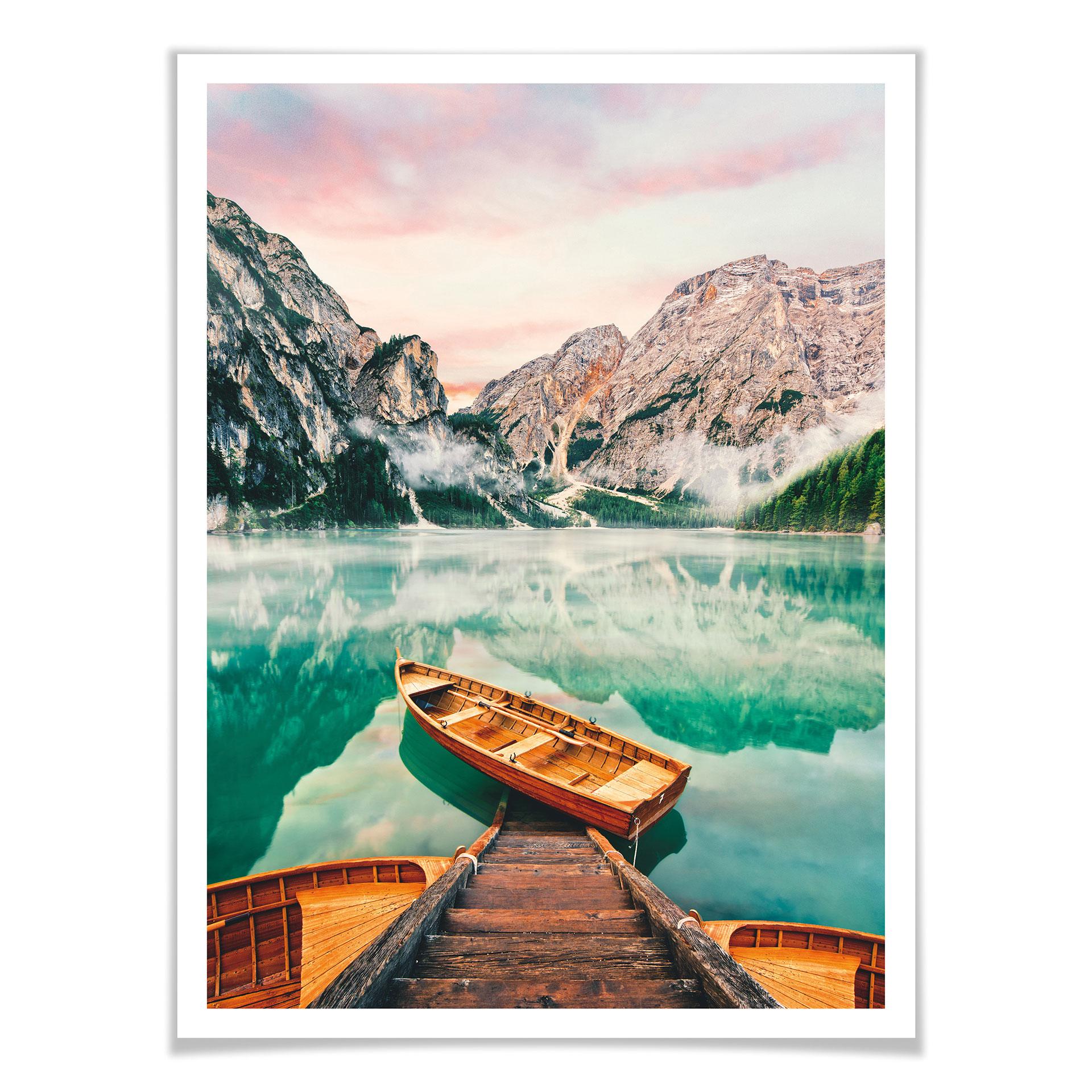 Poster Lago di Braies