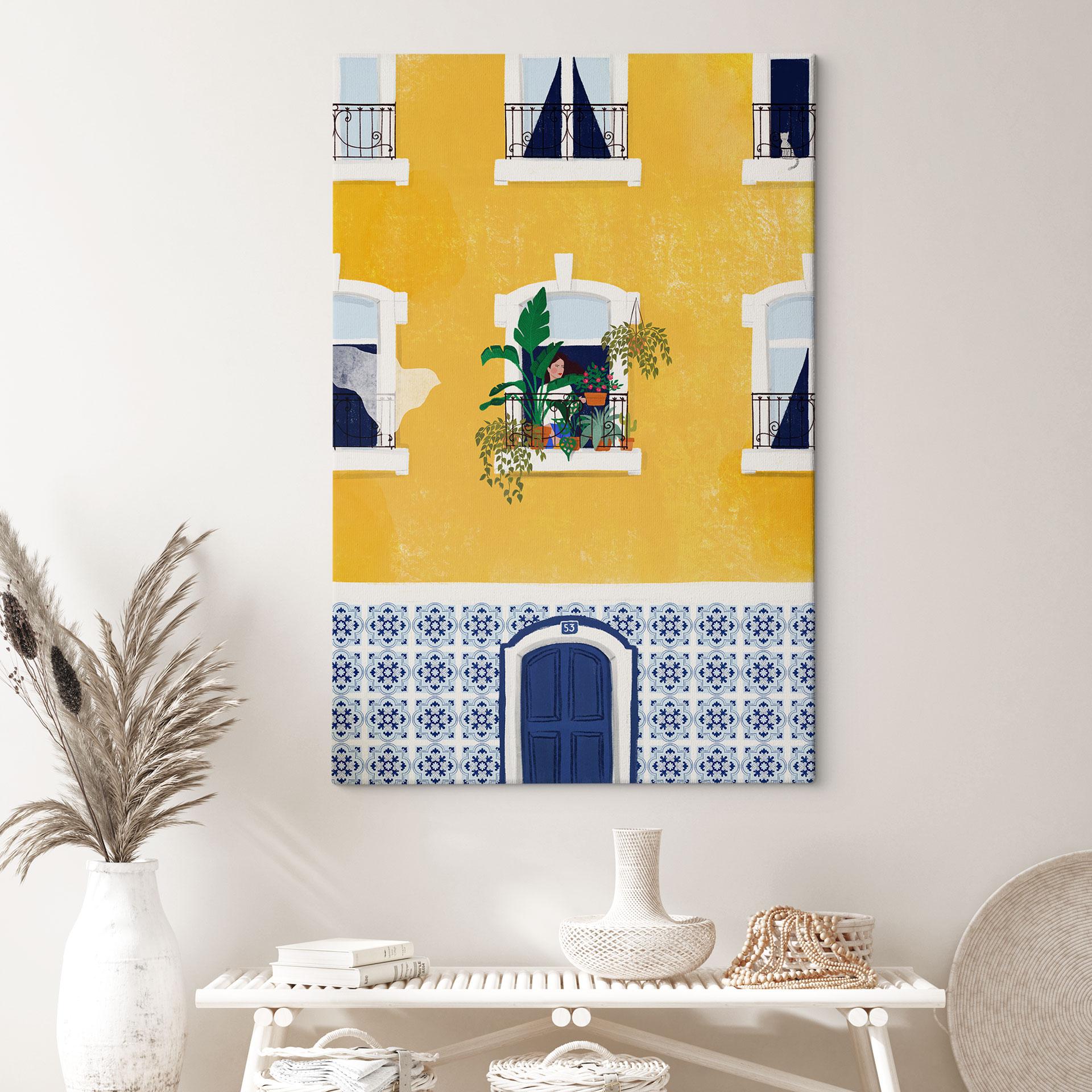 Lienzo fachada Menina Lisboa - Tomljanovic