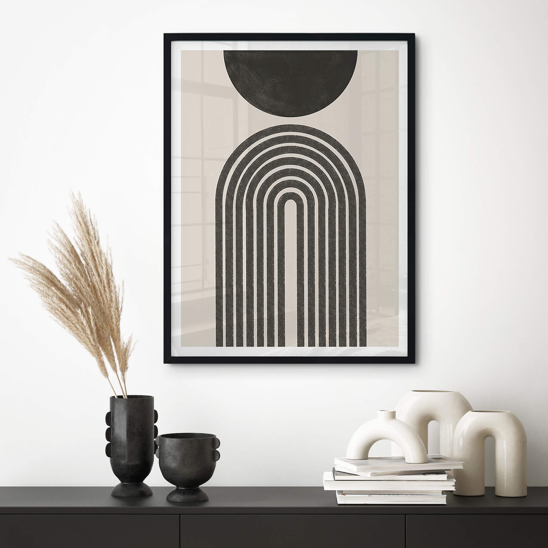 Plakat The Miuus Studio - kokarda w paski