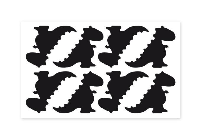 Adesivo murale Set di dinosauri
