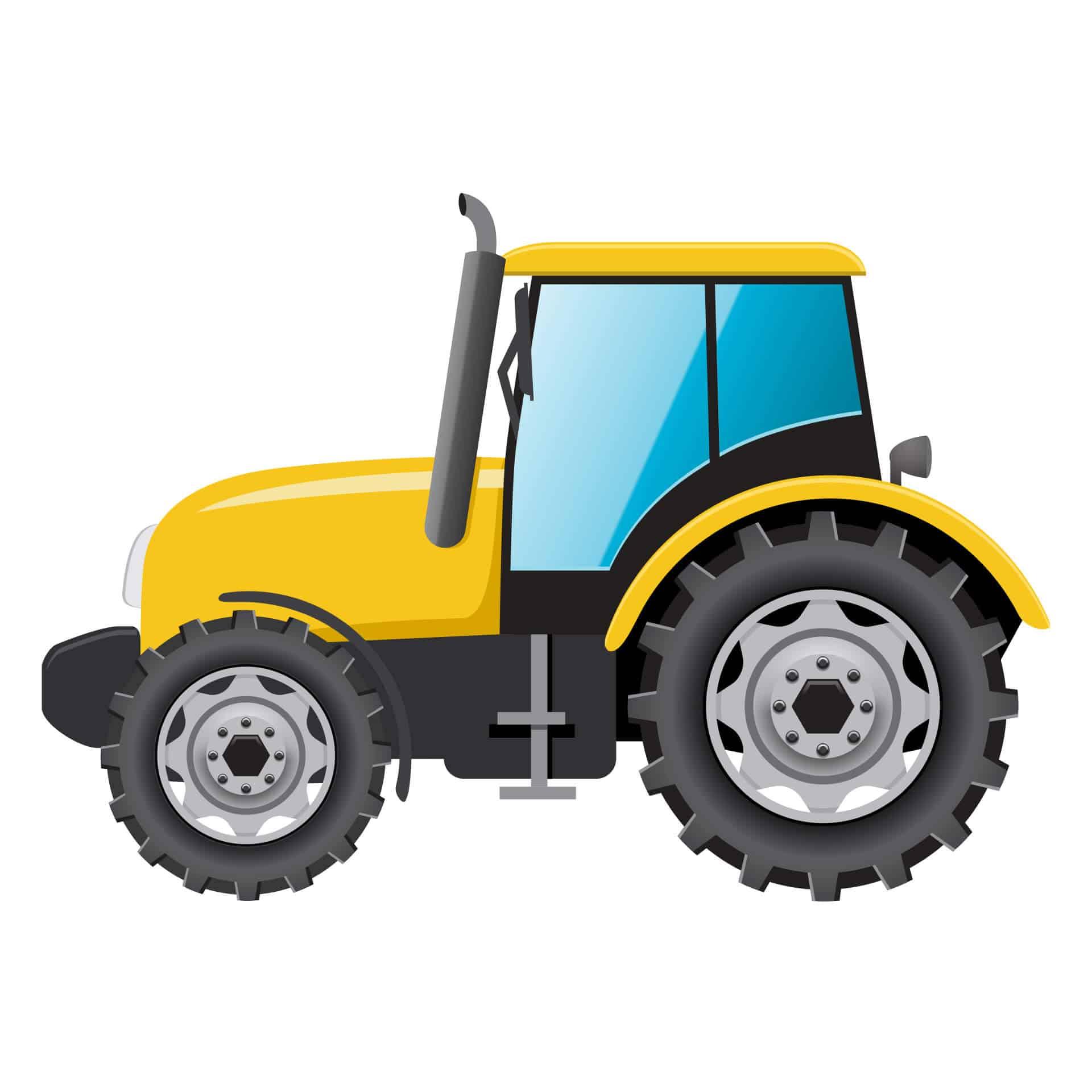 Muursticker Tractor