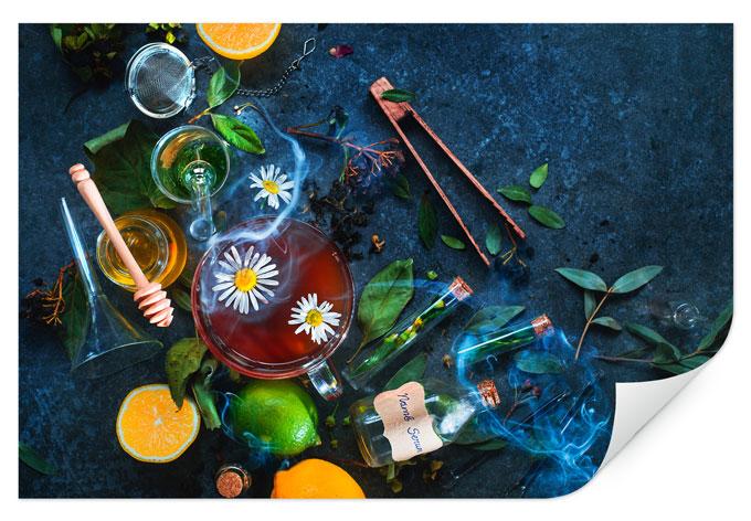 Wallprint Belenko - Chamomile and Tea