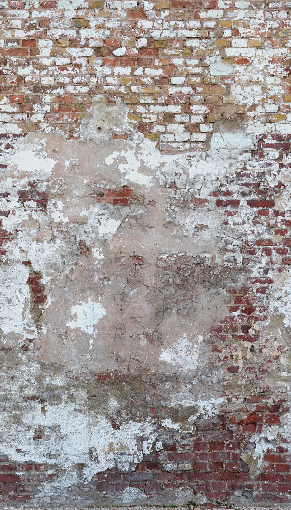 behang stenen muur beige grijs - vliesbehang Industrial Livingwalls - mat en glad