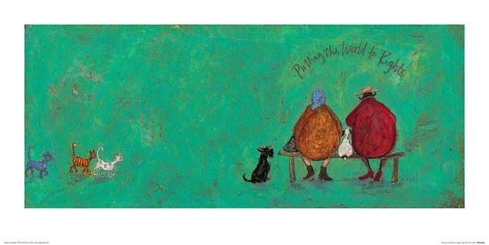 Plakat Sam Toft - Putting the World to Rights kunsttryk, Sam Toft (60 x 30 cm)