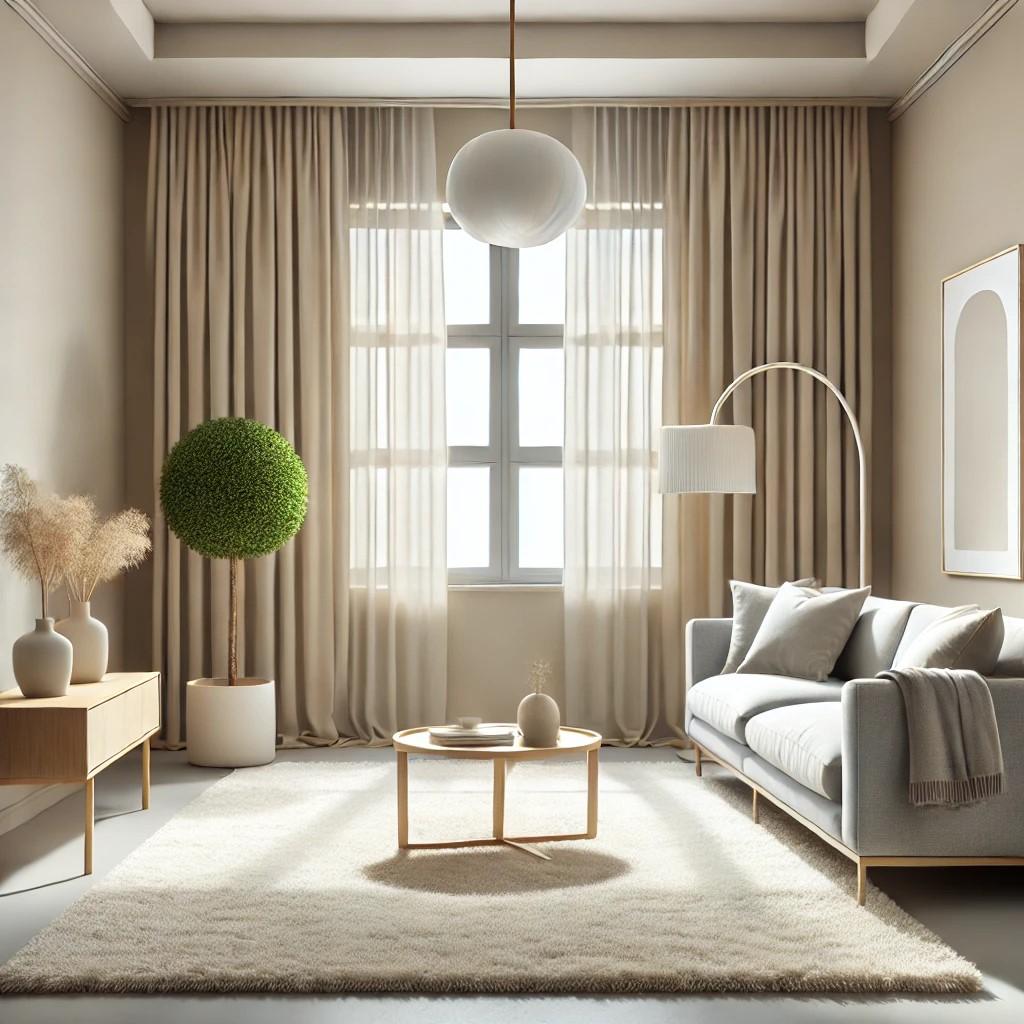Pintura interior beige seda mate I Chalky Chickpeas | Espacios abiertos y tranquilos | THE COLOR KIT