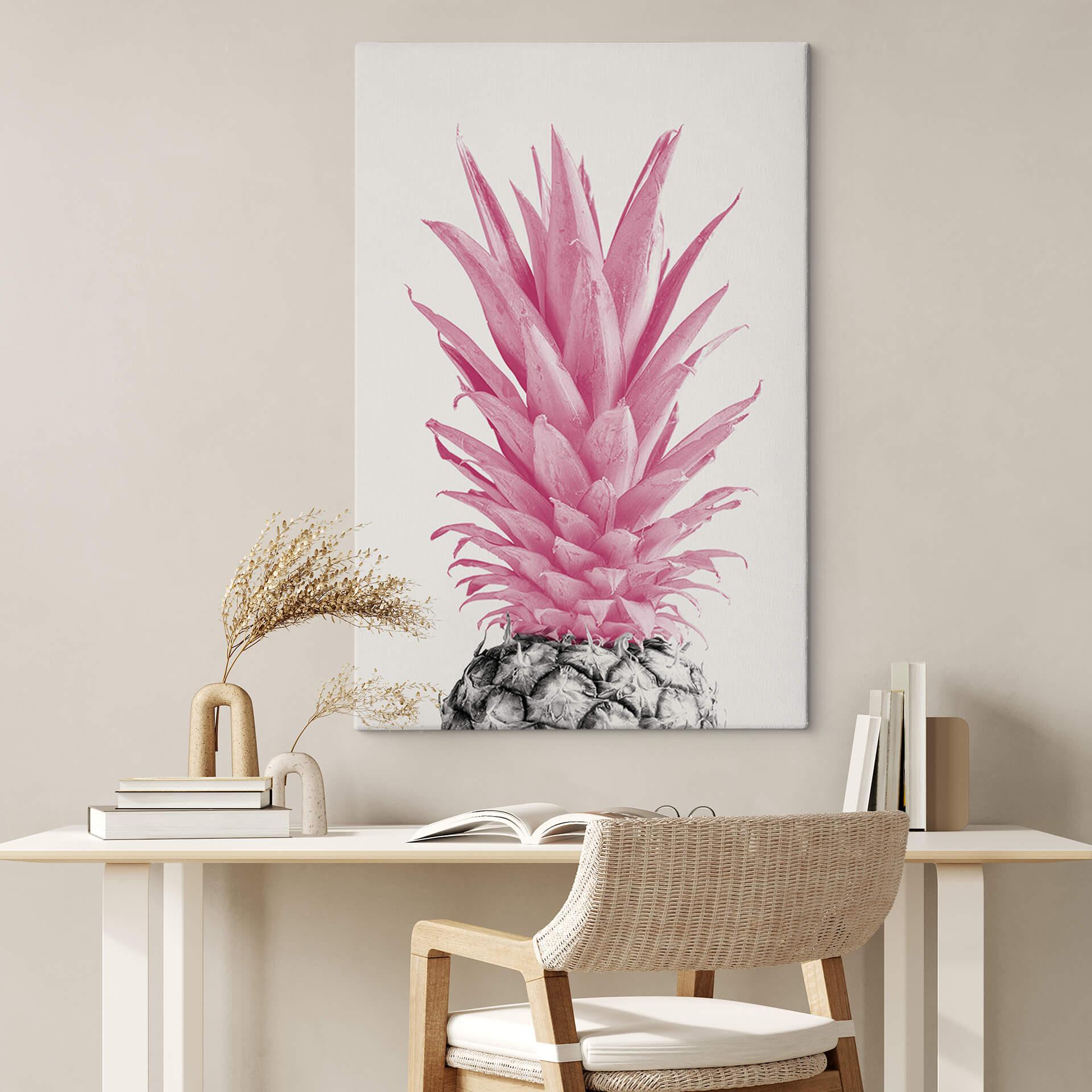 Lærredsprint - 1X Studio - Pink Pineapple
