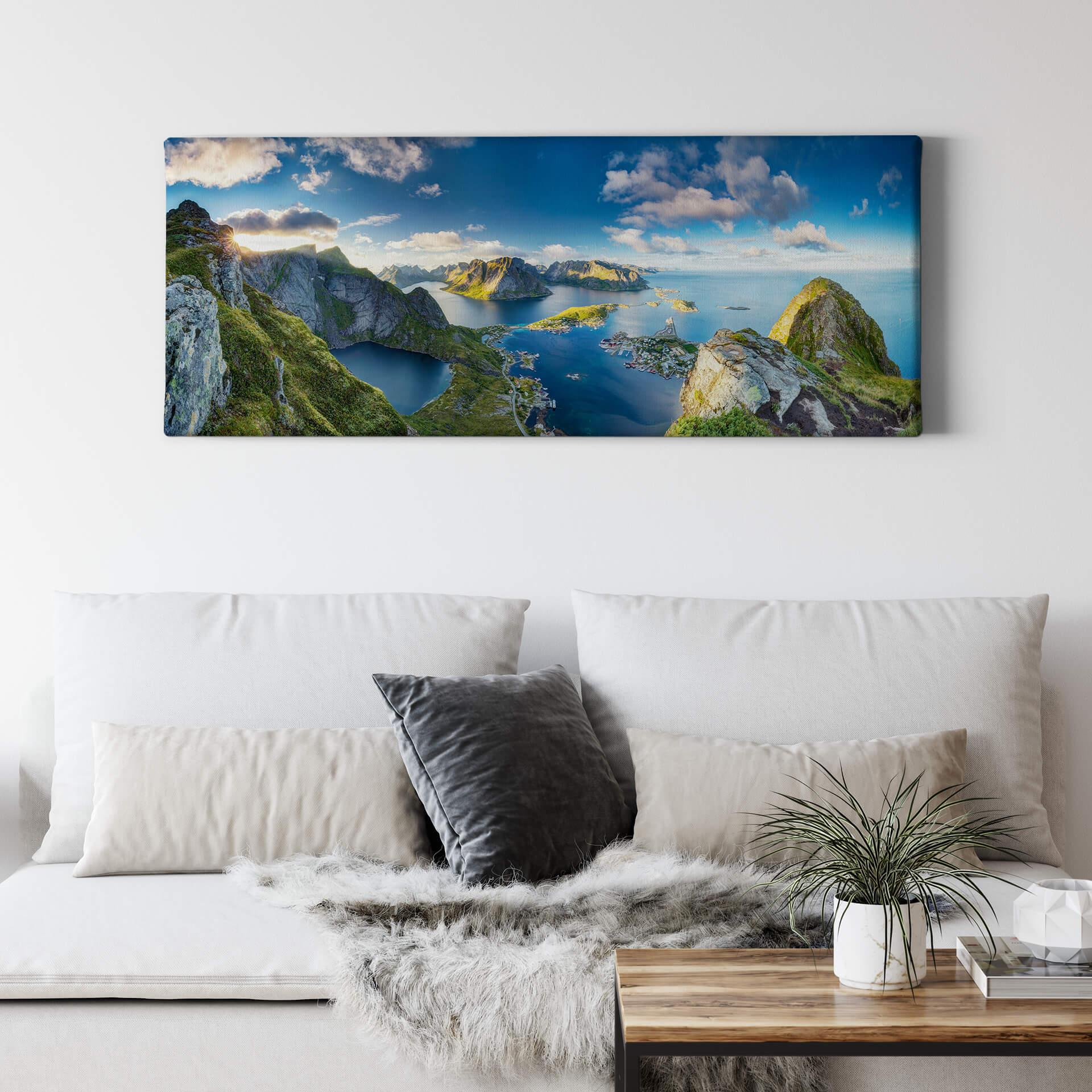 Canvasbillede - Roemmelt - Reinebringen - Panorama