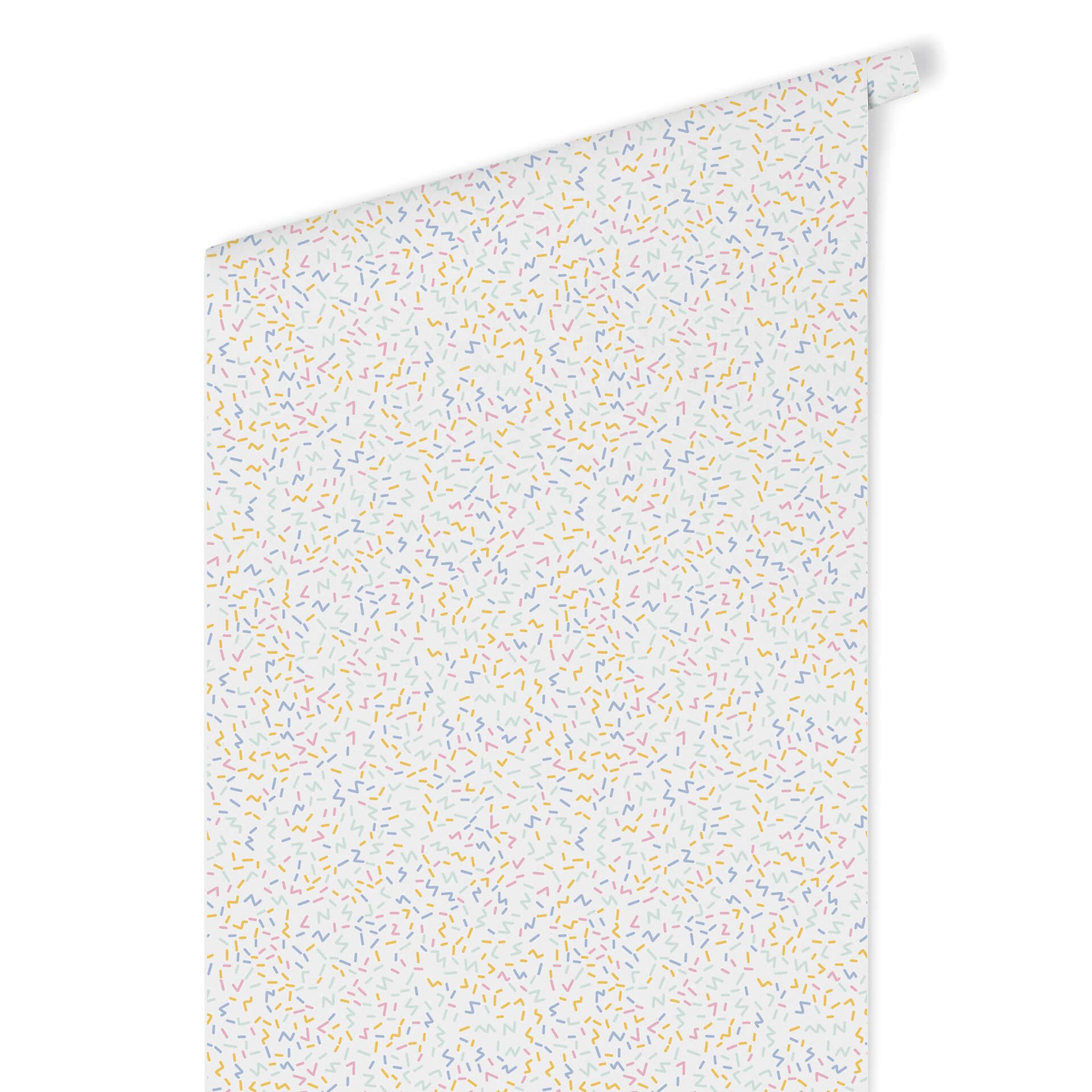 Patroonbehang – Bonte Confetti
