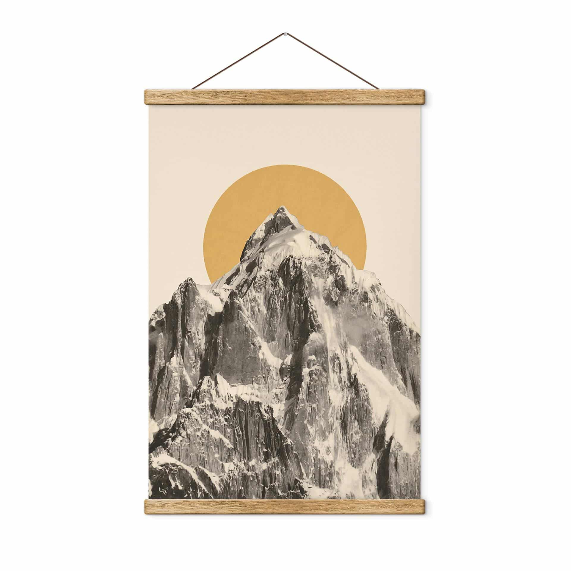 Tekstil plakat Bodart - Sun and Mountain