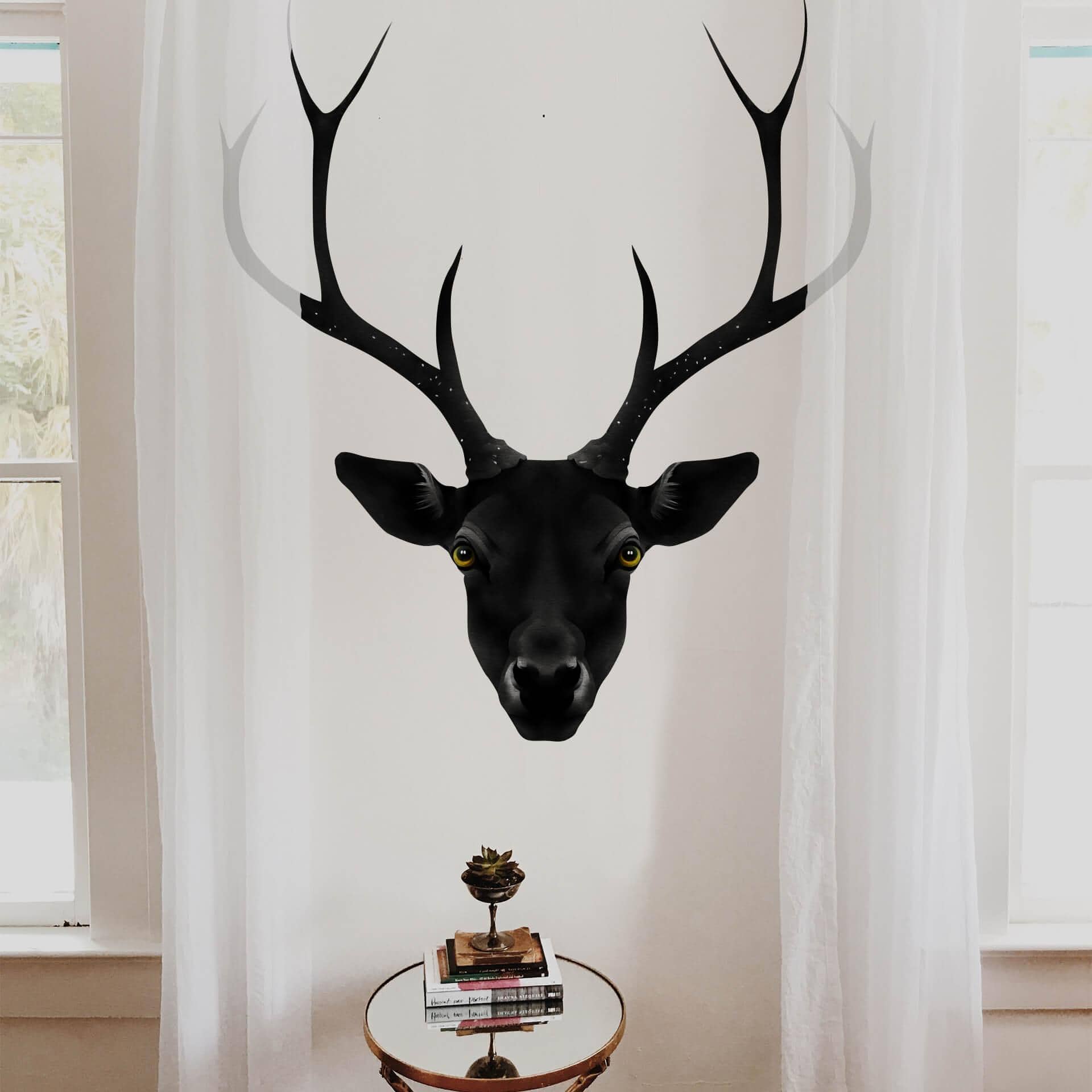 Sticker mural Ireland - Cerf noir