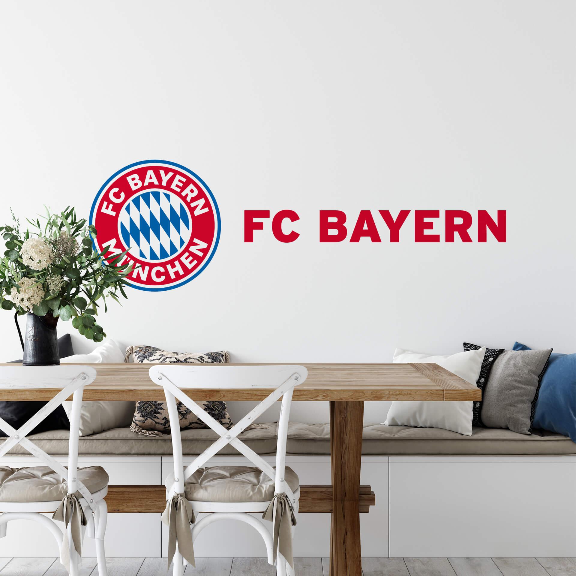 Muursticker Bayern München - Logo in kleur