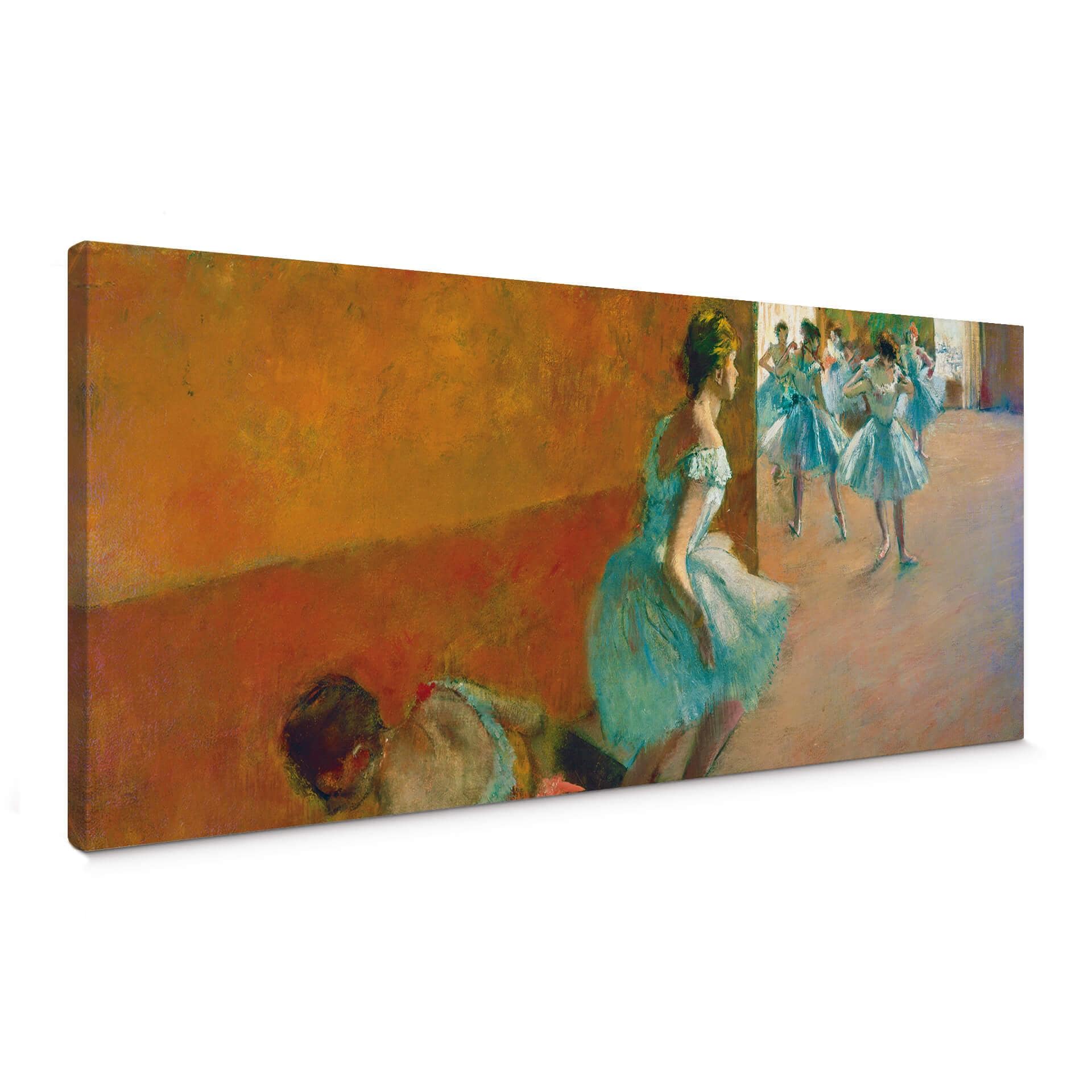 Lienzo Degas - Bailarinas en una escalera