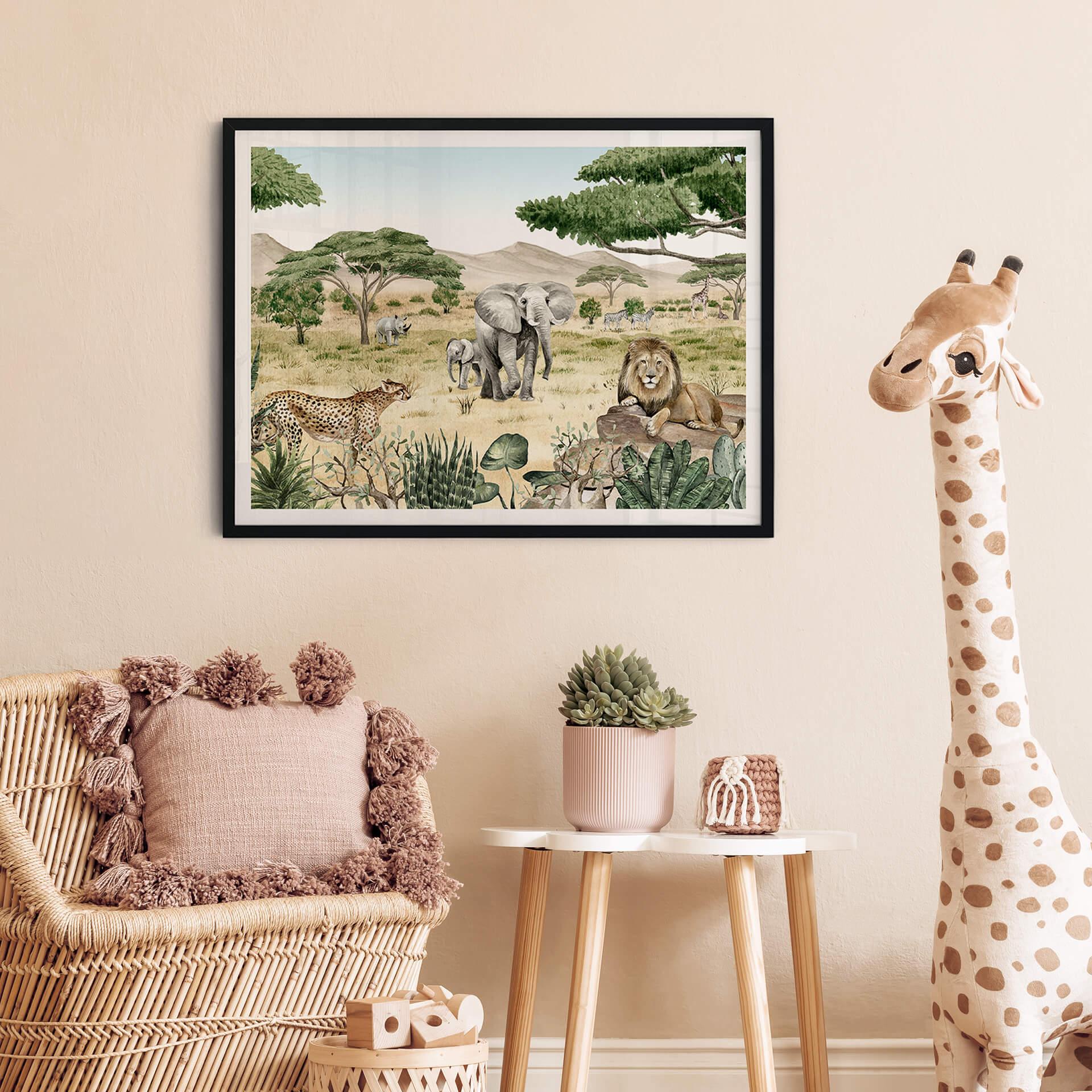 Plakat Kikki Belle - Sawanna