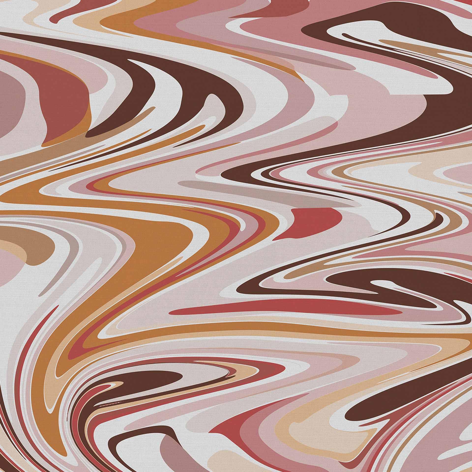 Art ColourCircles2 behangpapier in beige paars - vliesbehang Designwalls 2 - 2,55 x 3,5 m