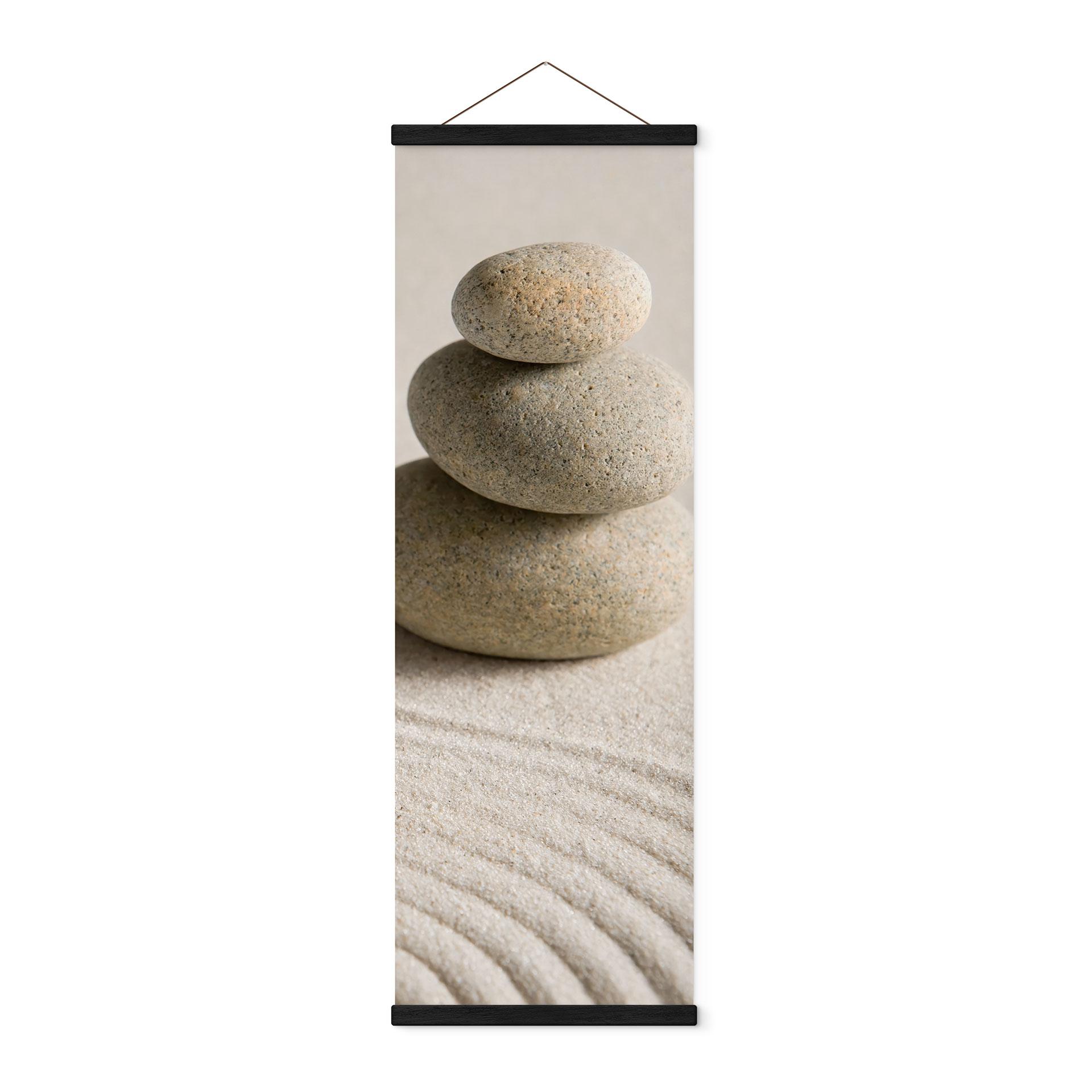Tekstil plakat Sten i sand 2 - Panorama