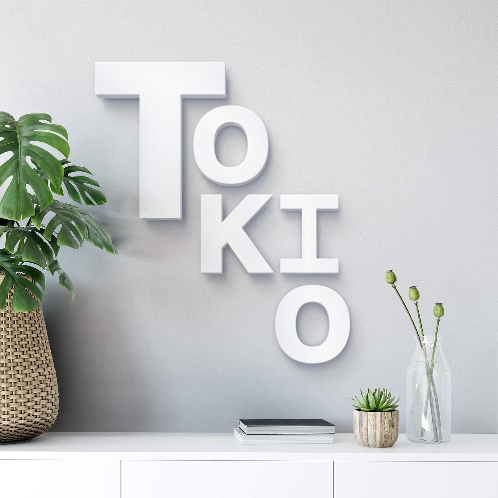 Lettres décoratives - Tokio mix