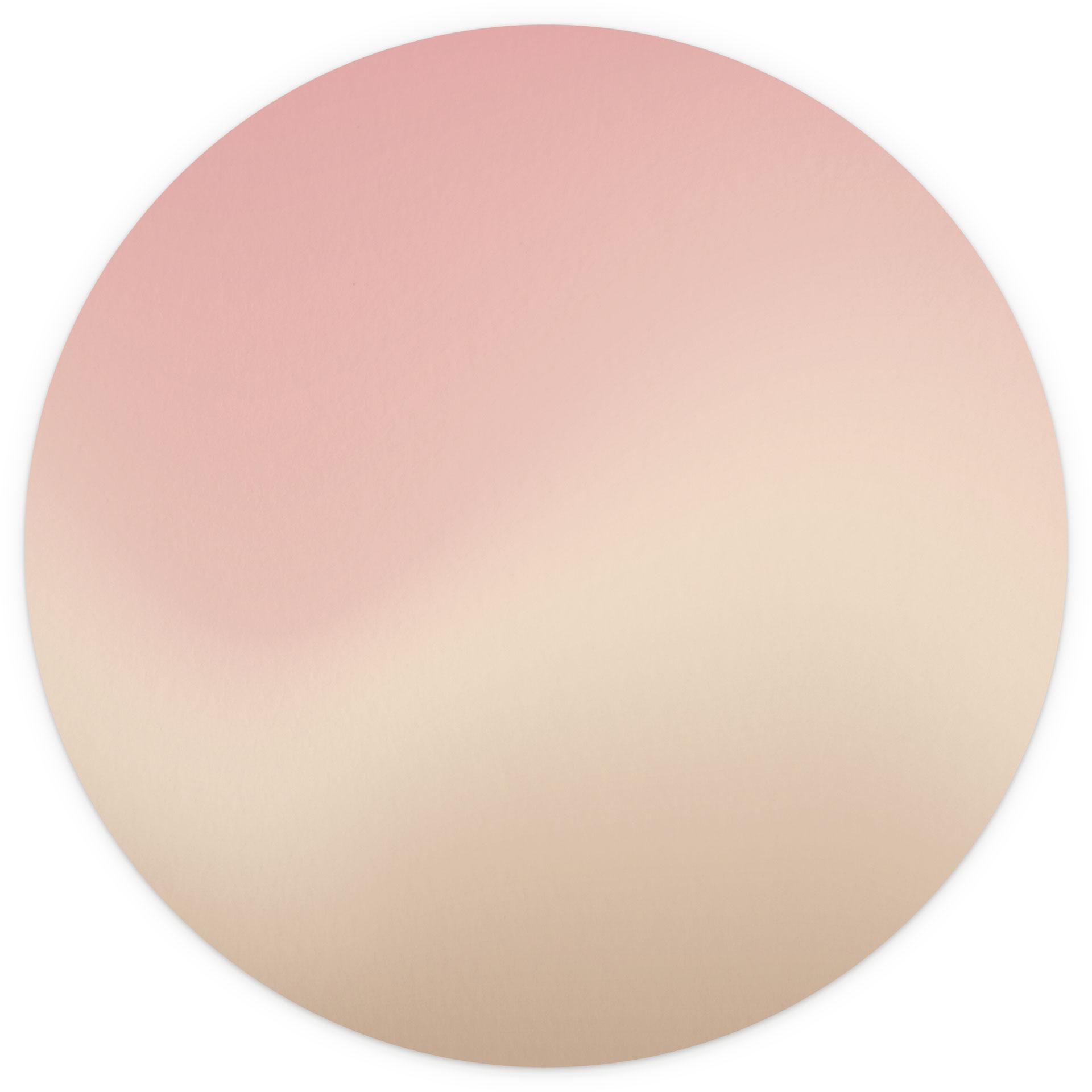 Behangcirkel Ombre - Dageraad - vliesbehang/zelfklevend vliesbehang