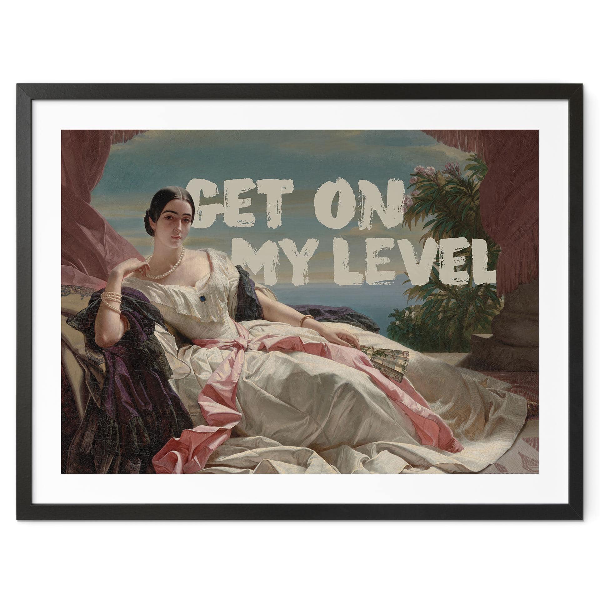 Plakat Get on my level - Inspireret af Winterhalter - Portræt af Leonilla