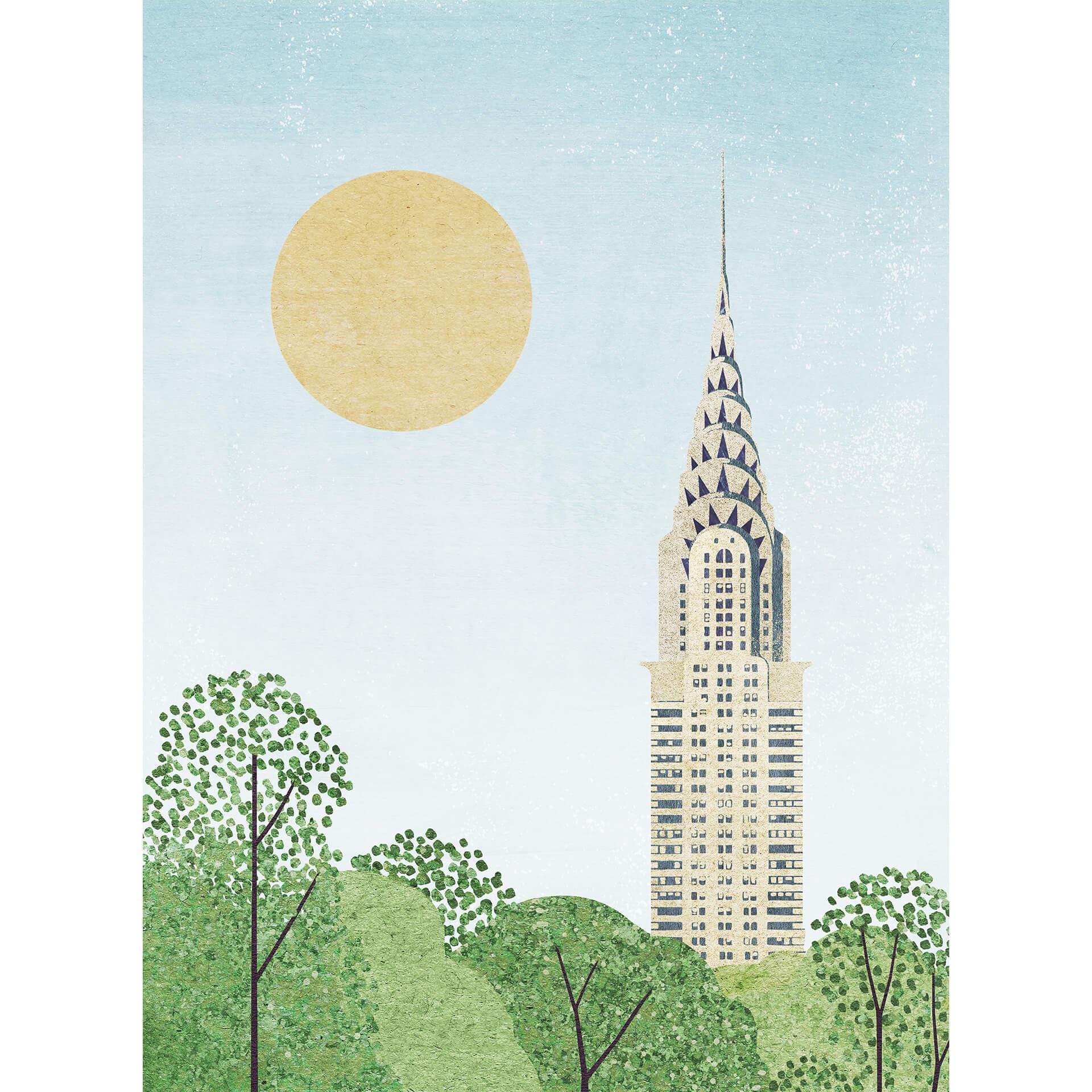 Fotobehang Rivers - Chrysler Building