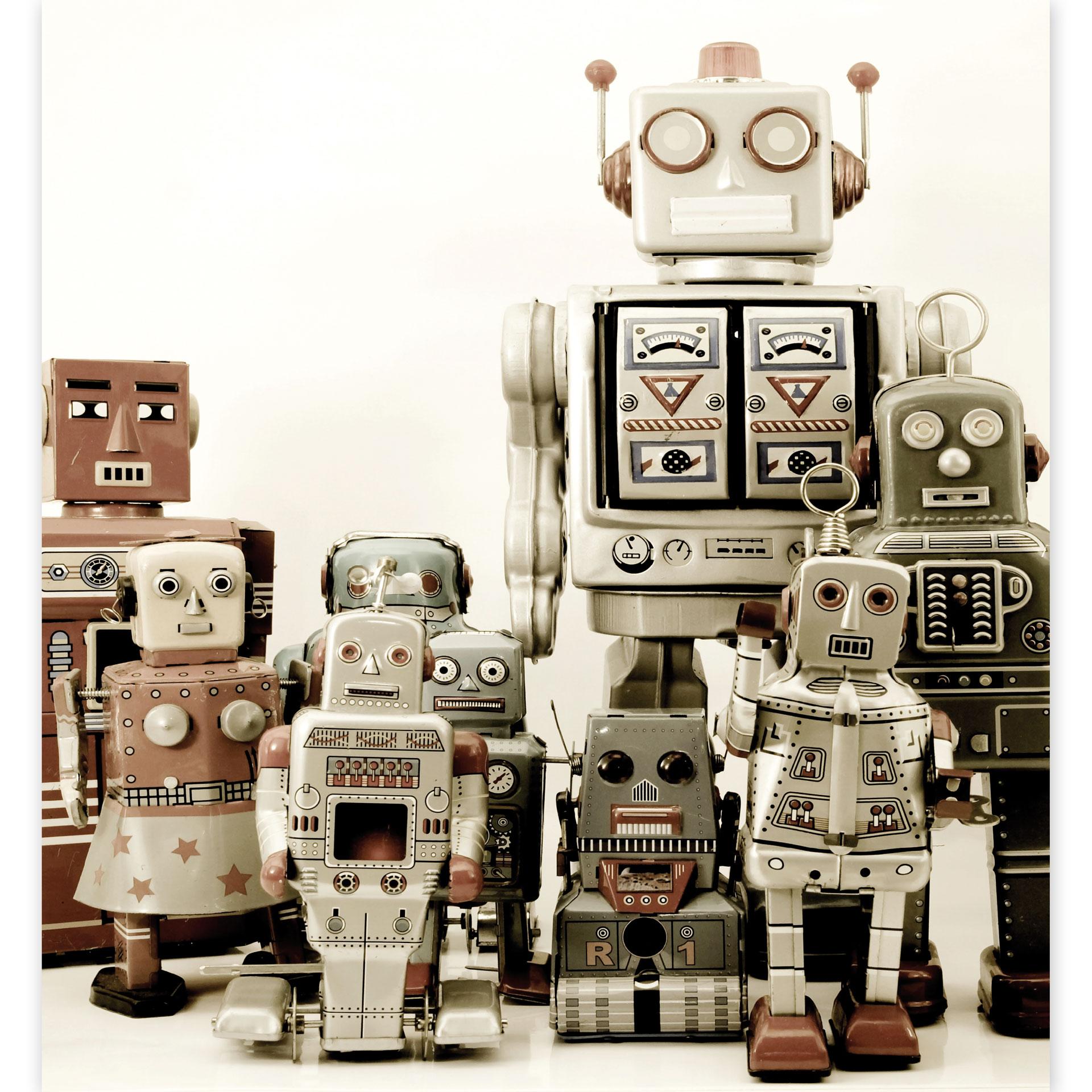 Fotobehang Verzameling Robots