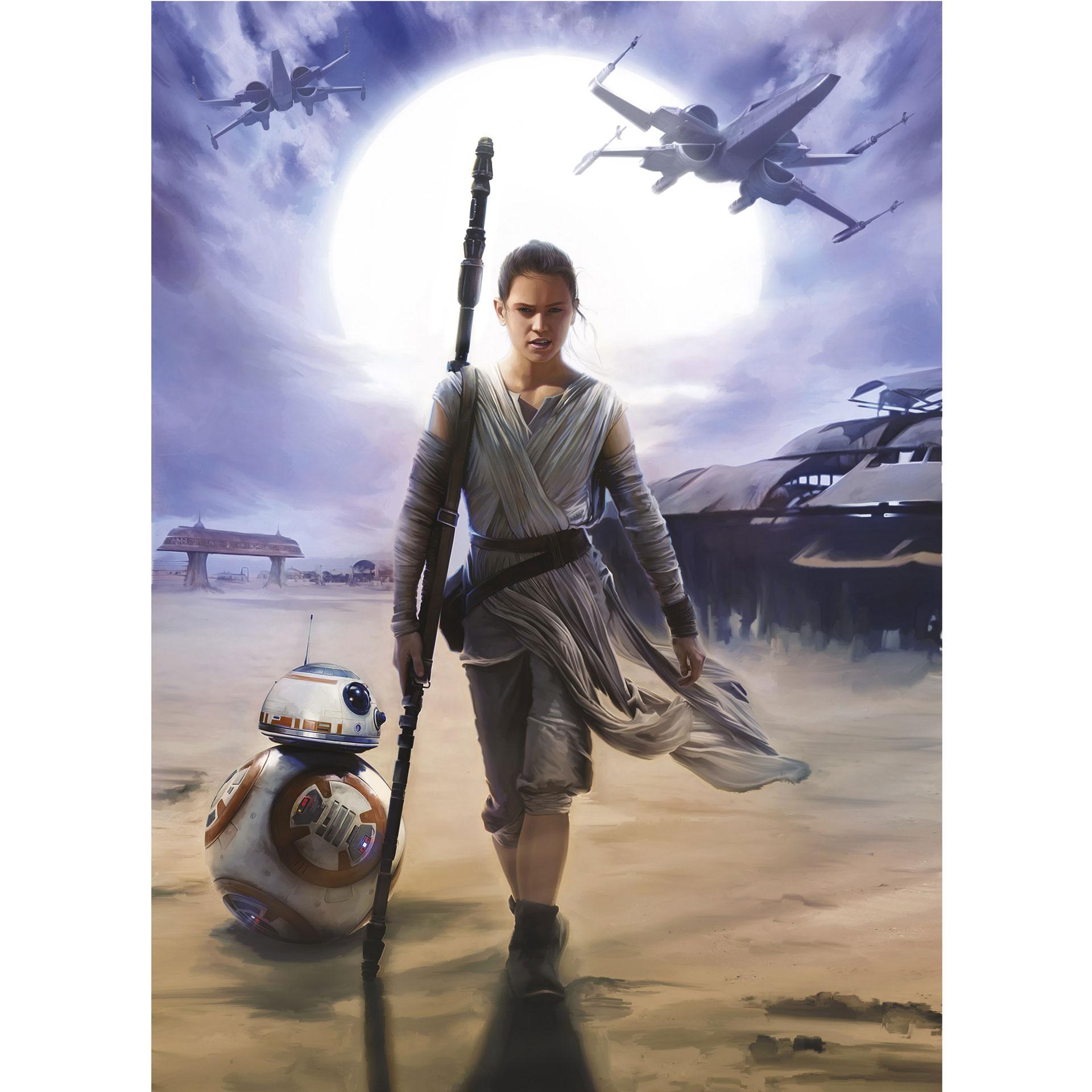 Fotobehang Papierbehang Star Wars Rey