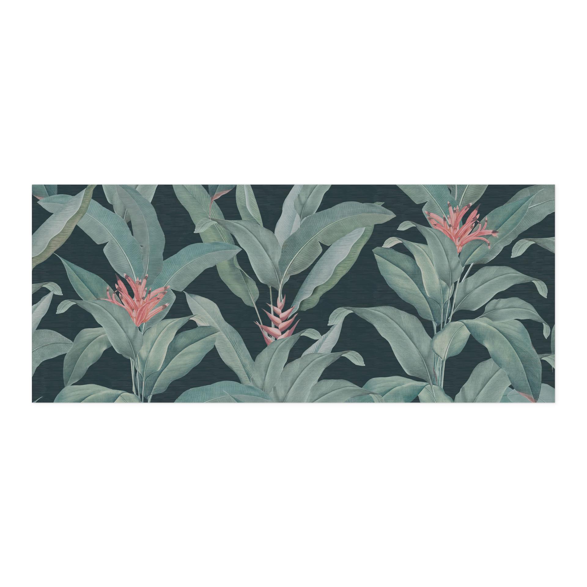 Salpicadero de cocina autoadhesivo Urban Jungle Tropical Leaves Green - Bloomery Decor