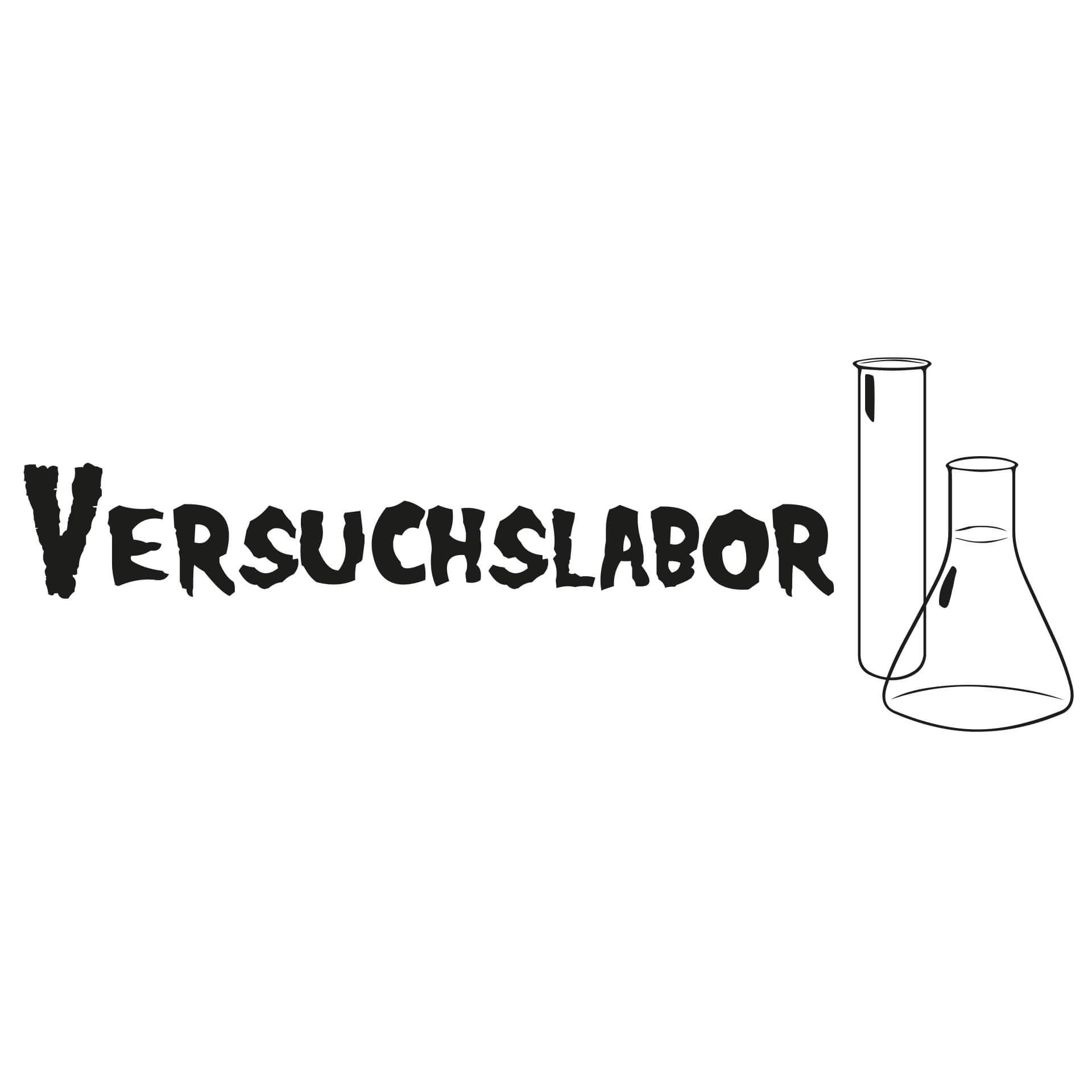 Wandtattoo Versuchslabor 1
